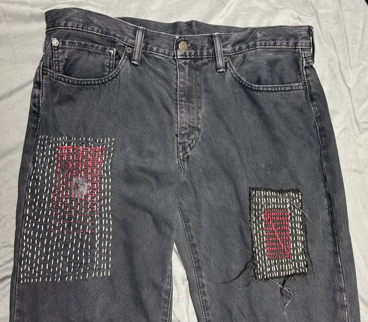 Levi's Levi’s 514s Sashiko Mended and Embellished 1/1 Size US 35 - 8 Thumbnail