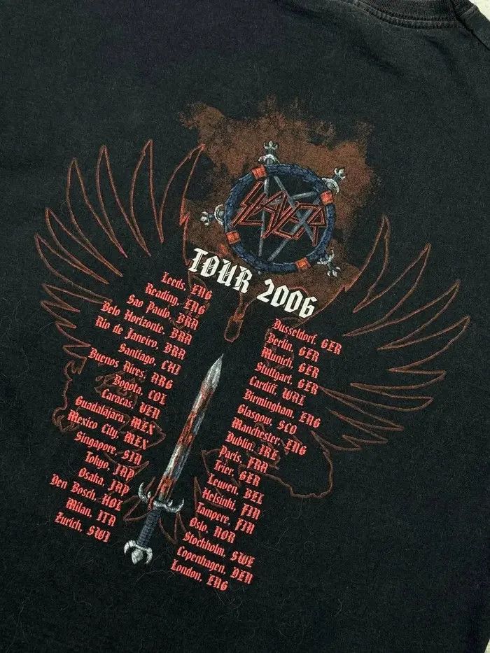Slayer Vintage Slayer Summer Tour 2006 Band Rock Size US L / EU 52-54 / 3 - 8 Thumbnail