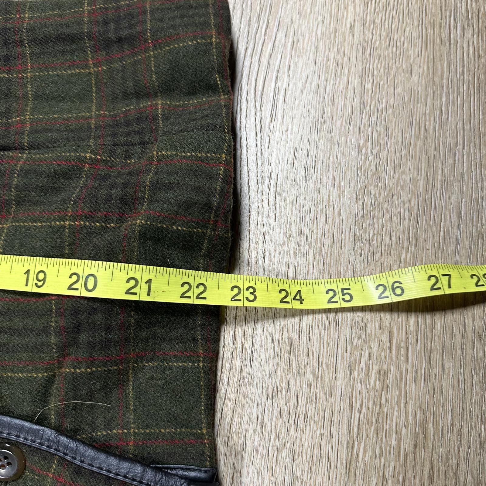 Pendleton Pendleton Women's Blazer Jacket 14 Green Plaid Wool Vintage Size XL / US 12-14 / IT 48-50 - 8 Thumbnail