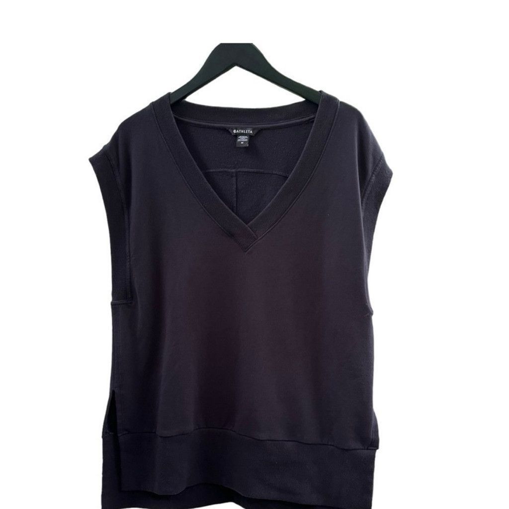 Athleta Athleta retroterry Women's Sleeveless vneck sweater size m Size L / US 10 / IT 46 - 4 Thumbnail