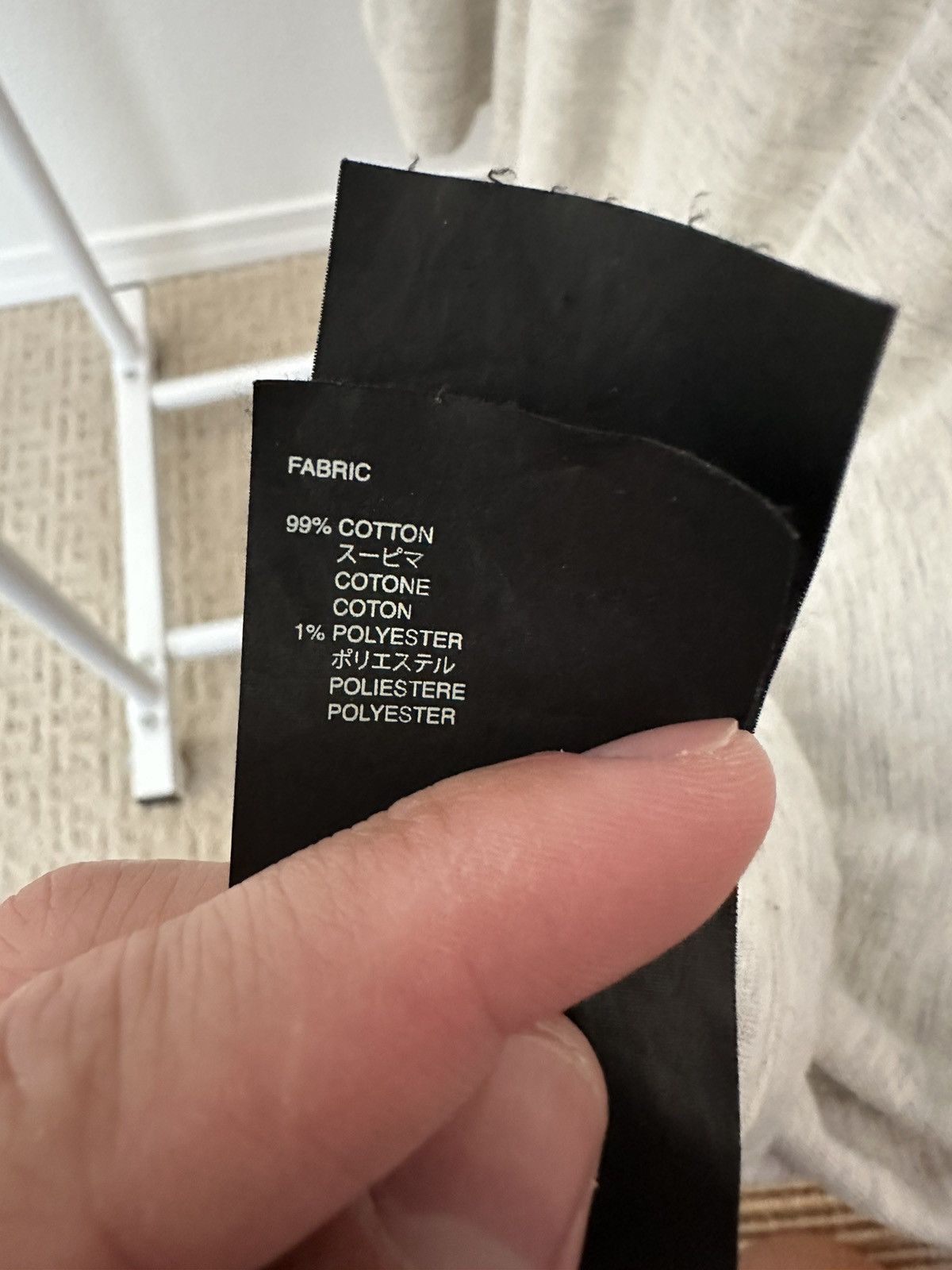 Fear of God Fear of God All Star Henley Tee - Cream - L Size US L / EU 52-54 / 3 - 5 Thumbnail