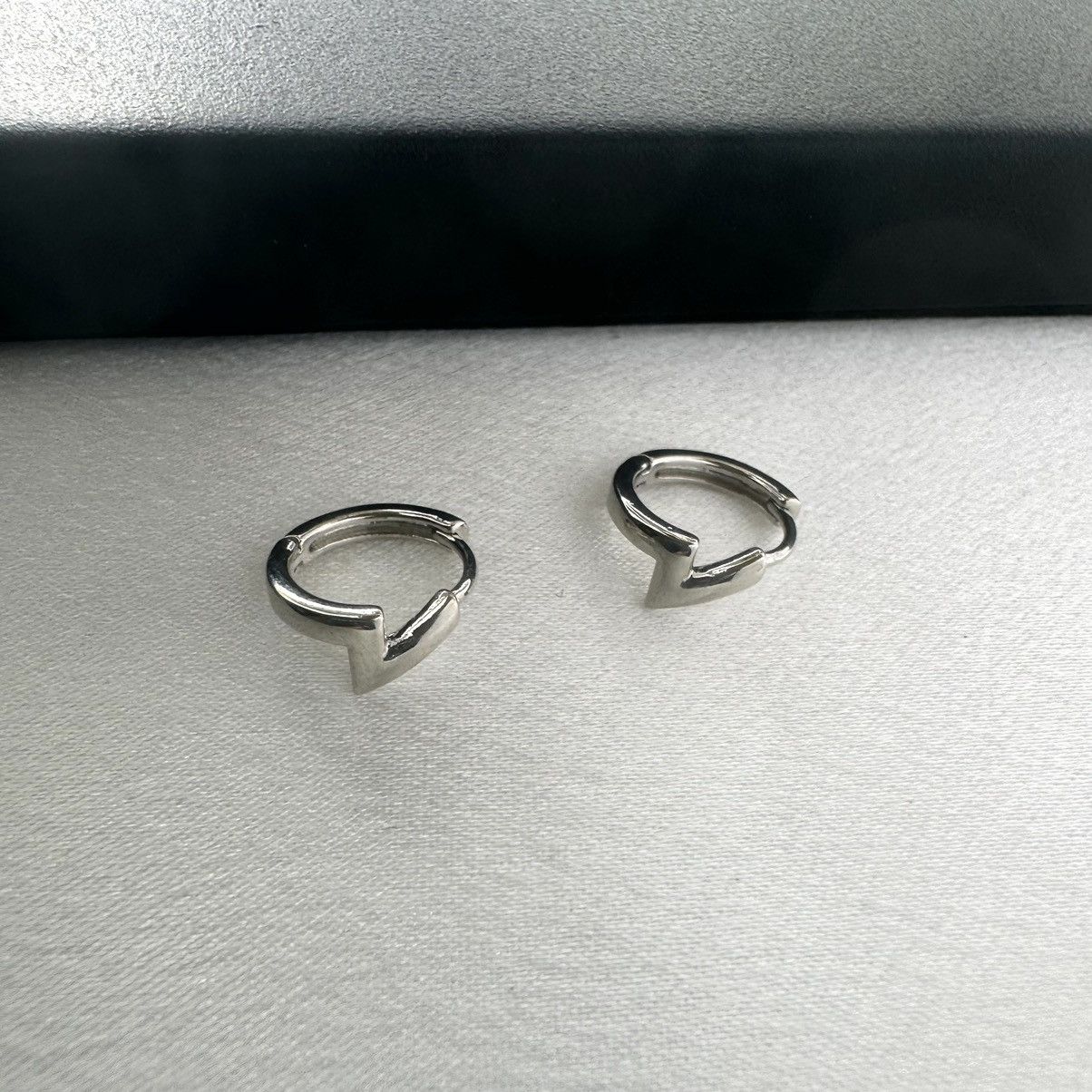 Other Small Lightning Hoop Earrings for Men Women Unisex Style Size ONE SIZE - 1 Thumbnail