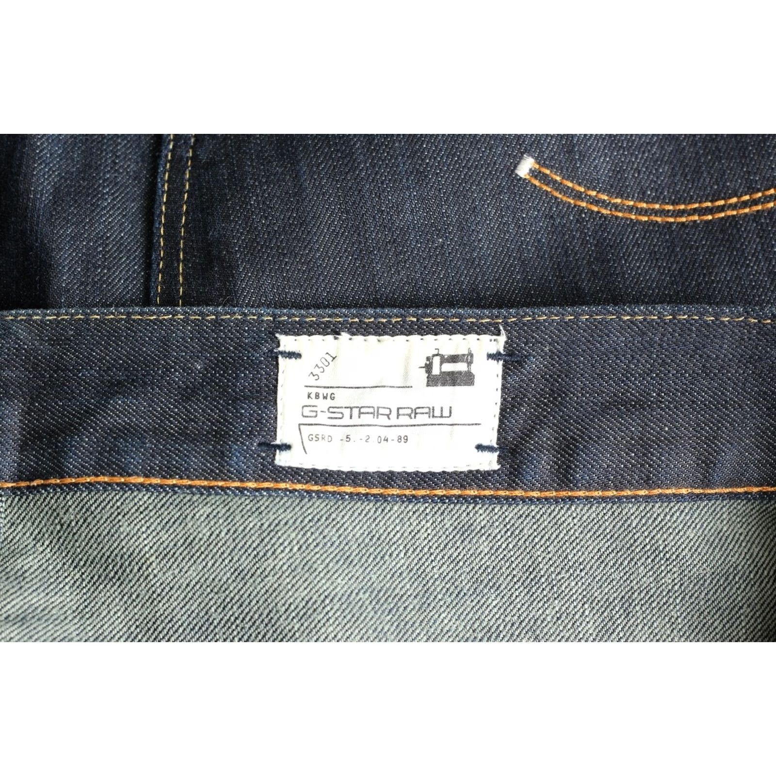 G-Star G-Star 3301 STRAIGHT Jeans Men W36 L32 DZ6209 Blue Denim 5-Pocket Regular Rise Mid Vintage No Size US 36 / EU 52 - 7 Thumbnail