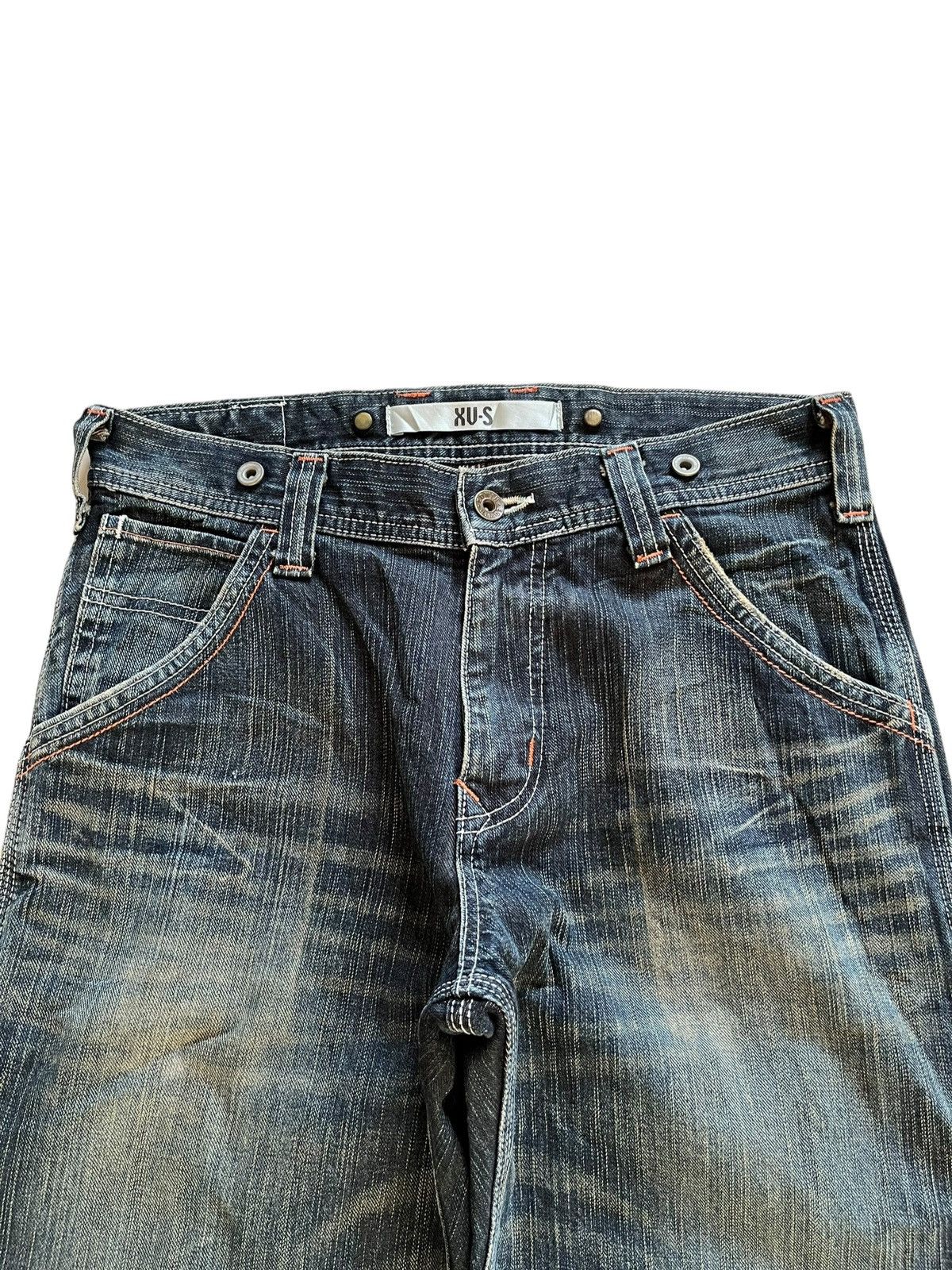 Edwin Vintage Edwin Buckle Back Carpenter Mud Wash Baggy Jeans Size US 31 - 4 Thumbnail