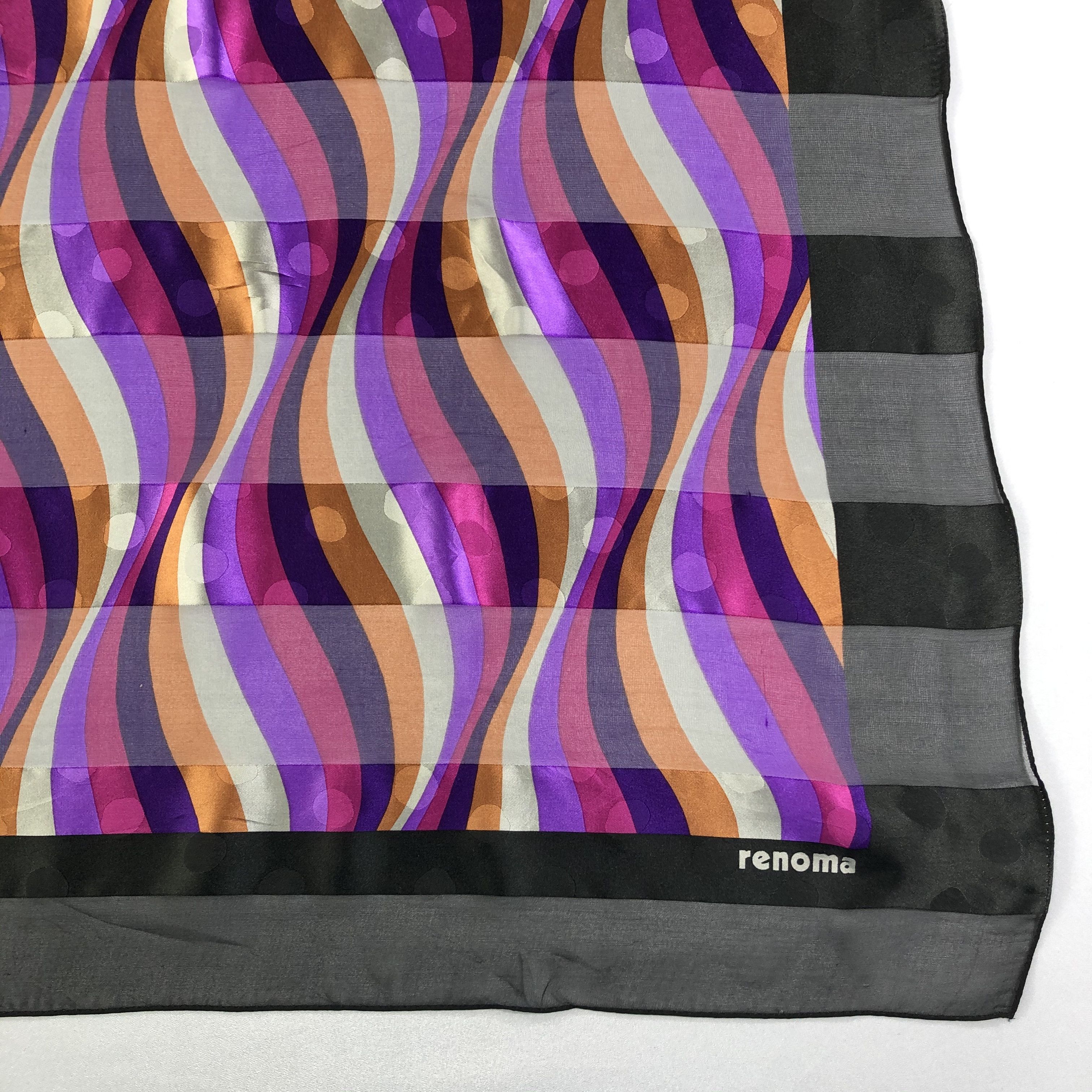 Renoma × Vintage Vintage Renoma Silk Scarf Size ONE SIZE - 4 Thumbnail