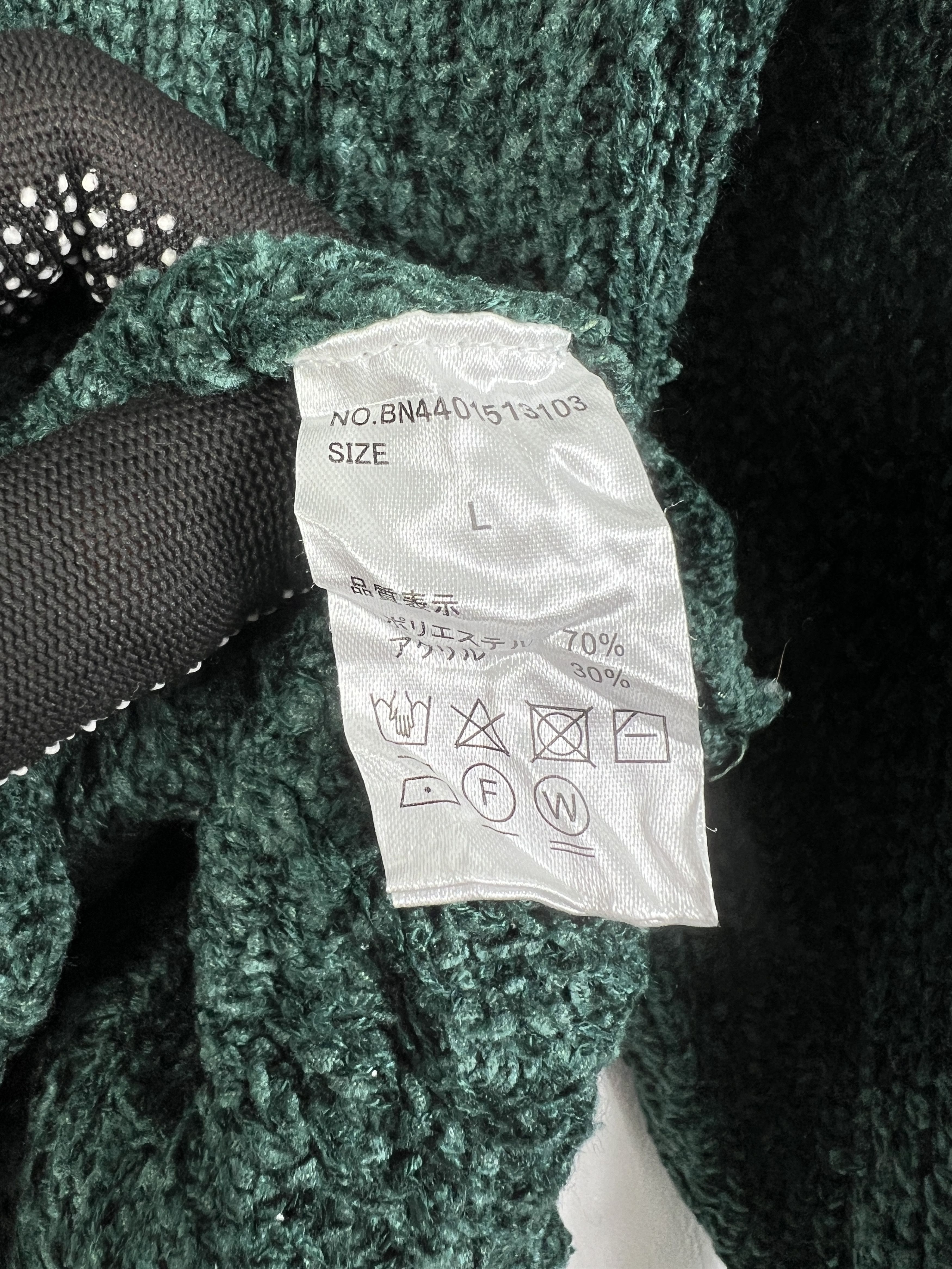 Japanese Brand Back Number Knit Sweater (L) GTMPT877 Size US L / EU 52-54 / 3 - 4 Thumbnail