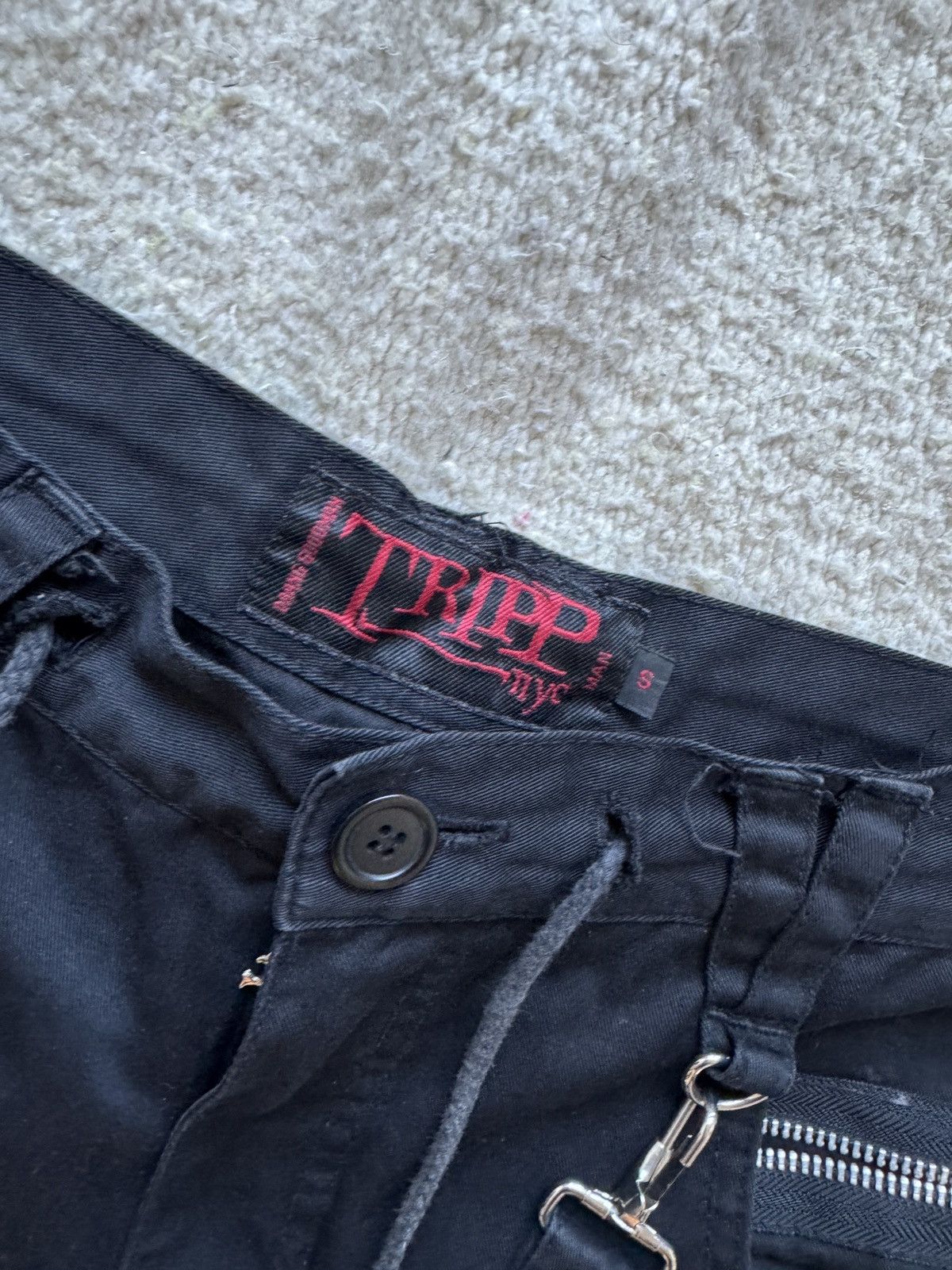 Tripp NYC Y2K TRIPP NYC Baggy Rave Pants 30W Size US 30 / EU 46 - 2 Thumbnail