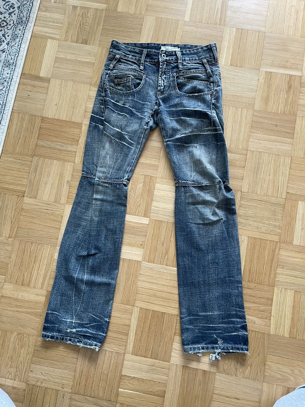 Japanese Brand Bleached double pocket denim Size US 30 / EU 46 - 1 Thumbnail