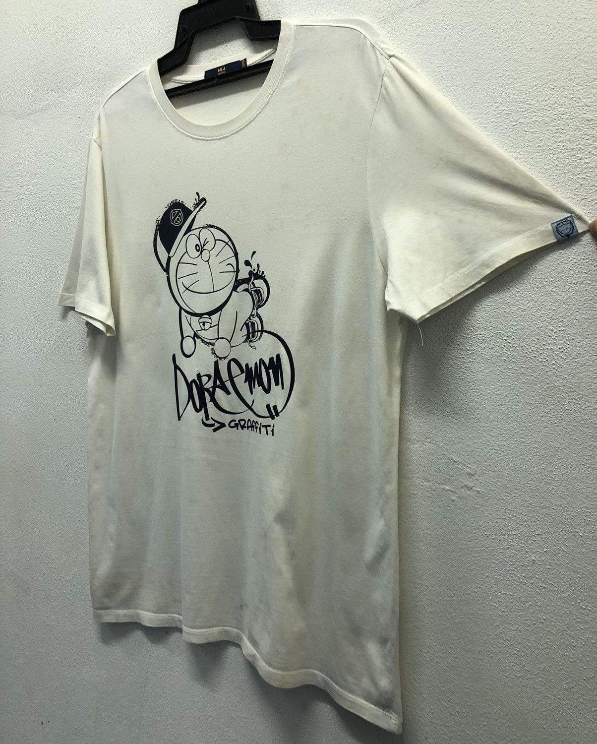 Anime HLA Doraemon Graffiti T-Shirt Size US L / EU 52-54 / 3 - 5 Thumbnail