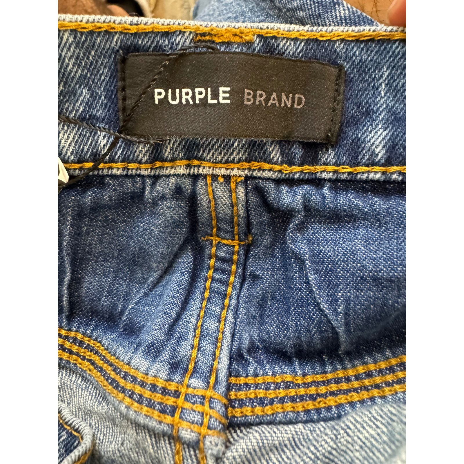 Purple Brand Purple Jeans Blue Used 33 Size US 33 - 3 Thumbnail
