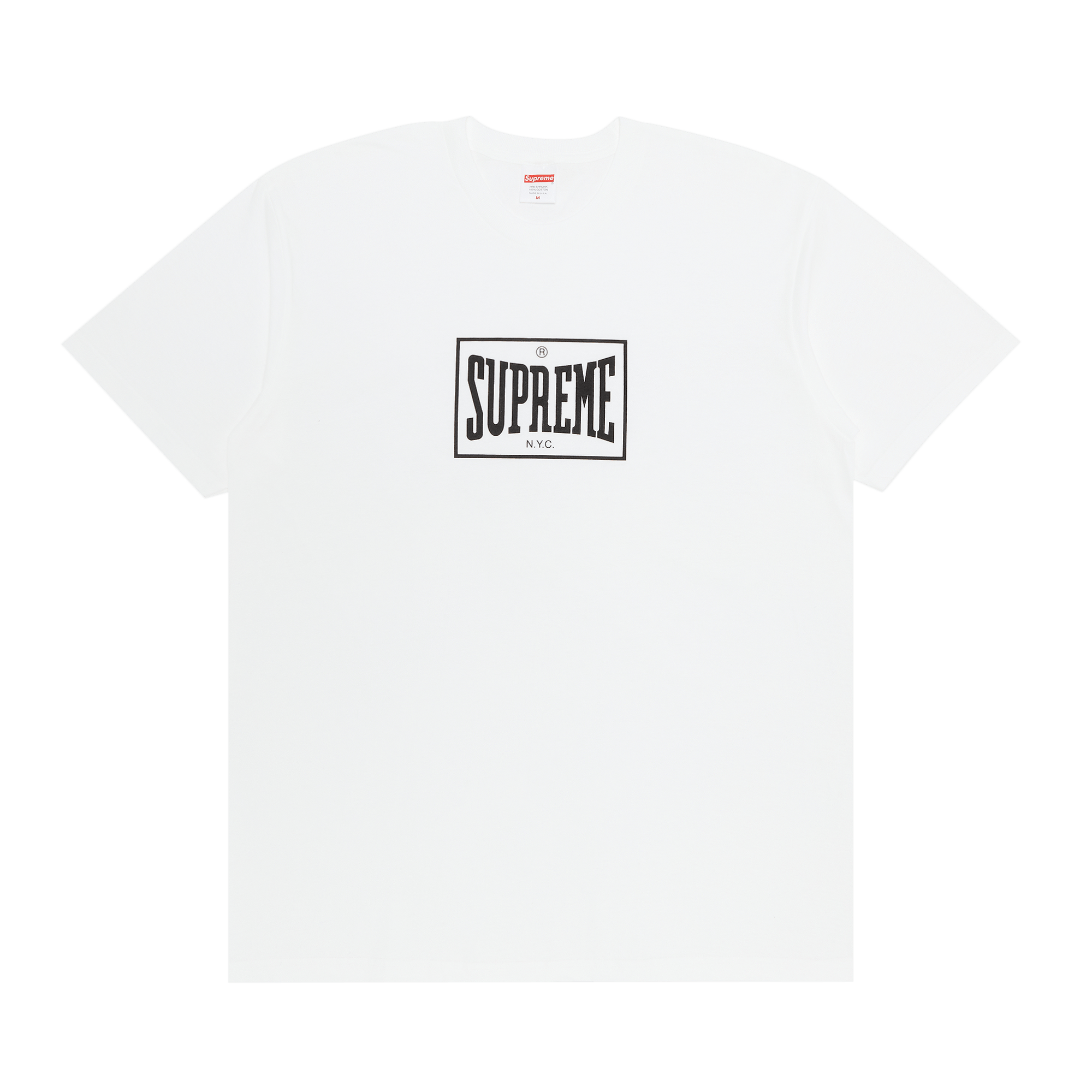 image of Supreme Warm Up Tee White, Men's (Size 2XL)