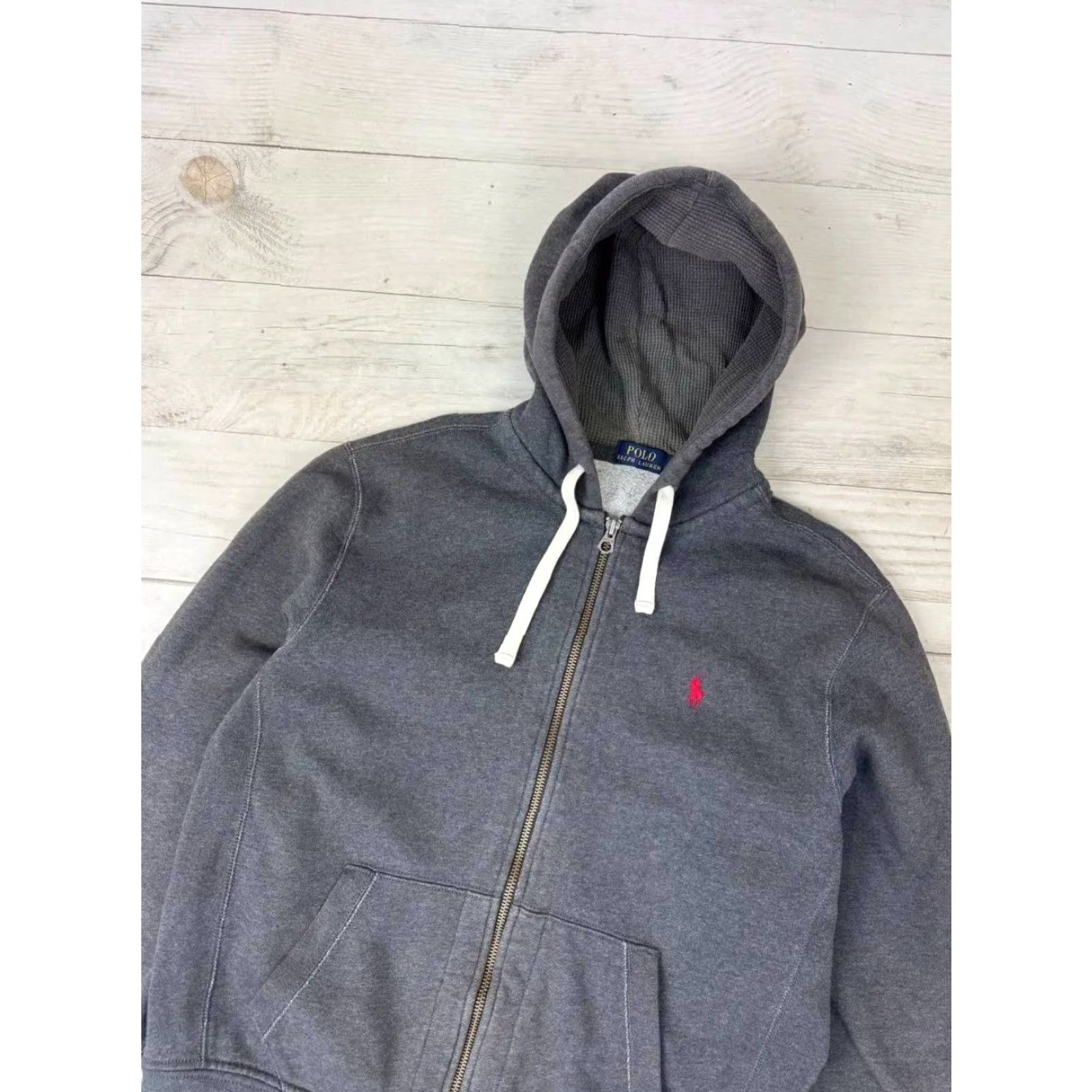 Polo Ralph Lauren Polo Ralph Lauren Tracksuit Zip Up Hoodie And Pants Men L Gray Size US L / EU 52-54 / 3 - 2 Thumbnail