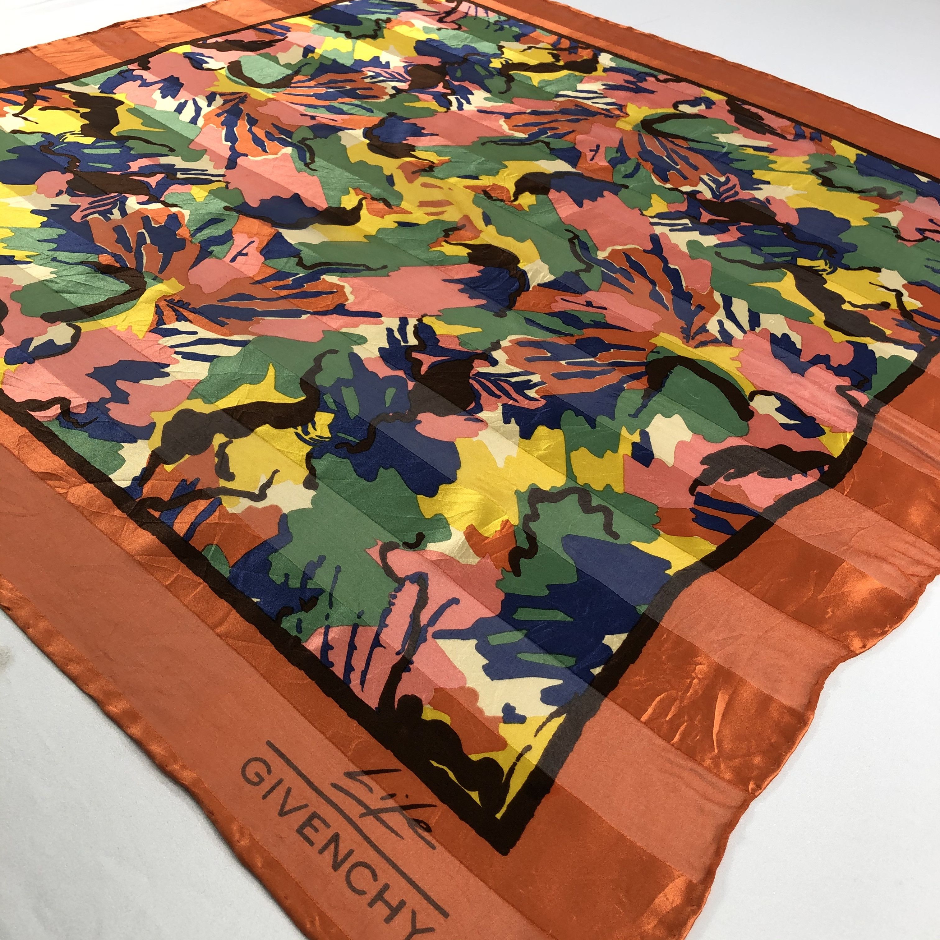 Vintage Vintage Givenchy Silk Scarf Size ONE SIZE - 3 Thumbnail