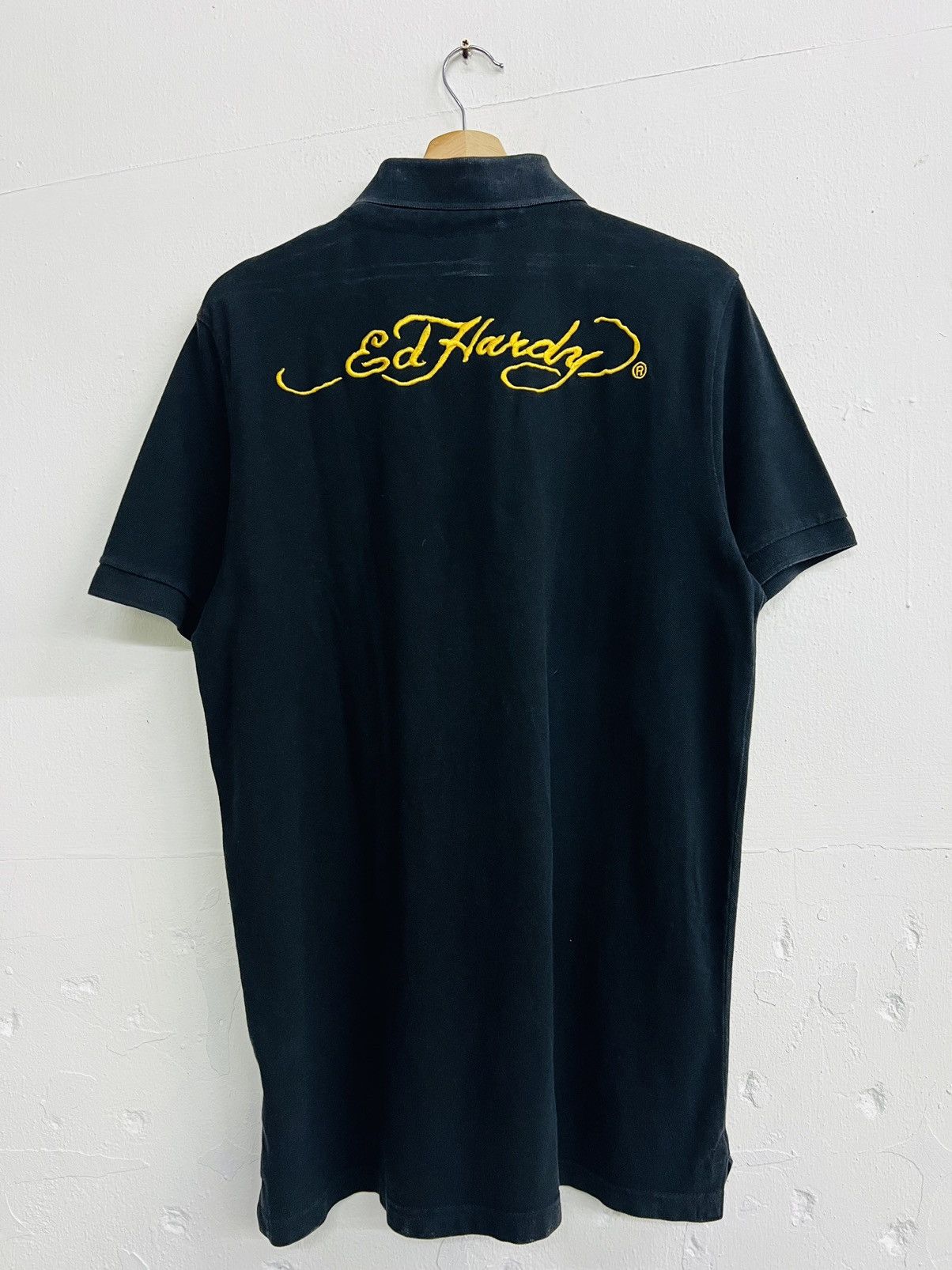 Christian Audigier Ed Hardy Tiger Embroidery Polo by Christian Audigier Size US L / EU 52-54 / 3 - 12 Thumbnail