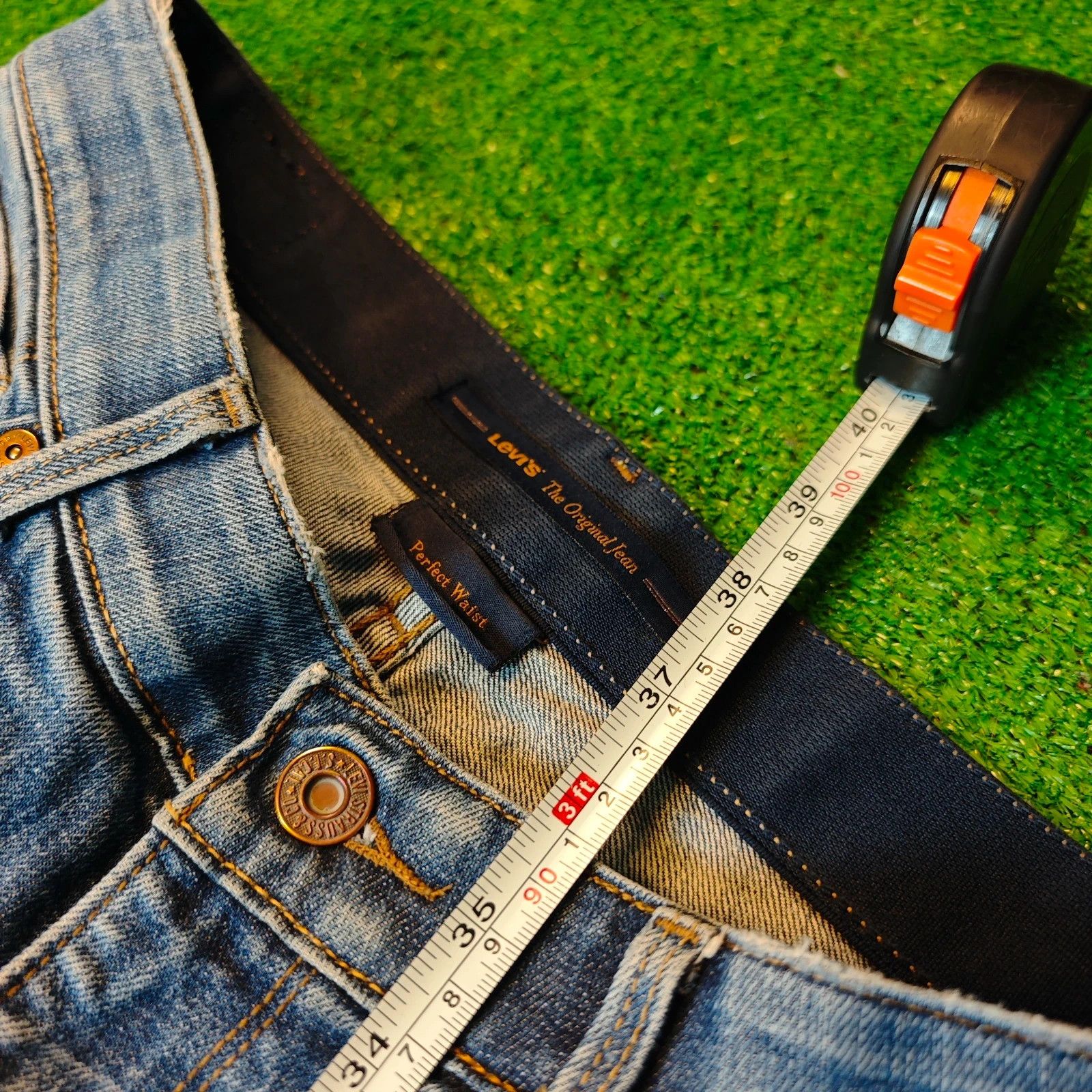 Levi's Levi's 525 Jeans Womens 30 Blue straight perfect waist Size 30" / US 8 / IT 44 - 14 Thumbnail