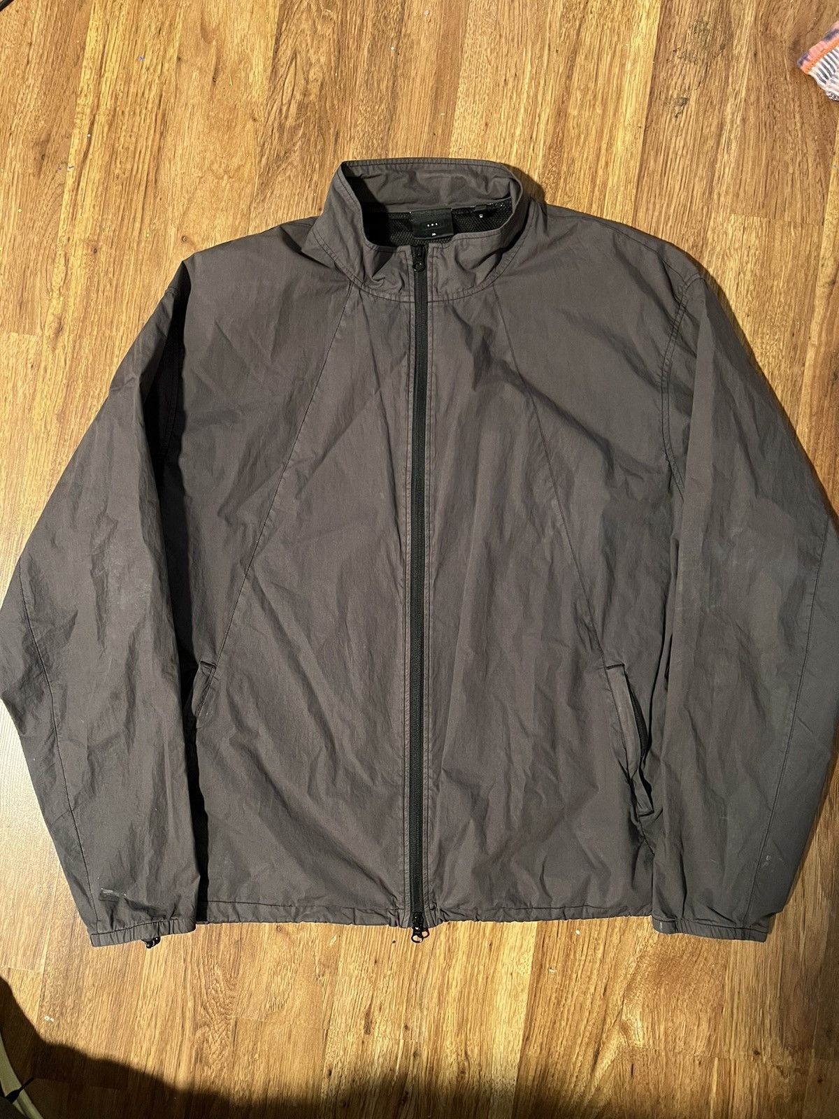 image of Kith 101 Windsor Panelled Track Jacket in Grey, Men's (Size XL)