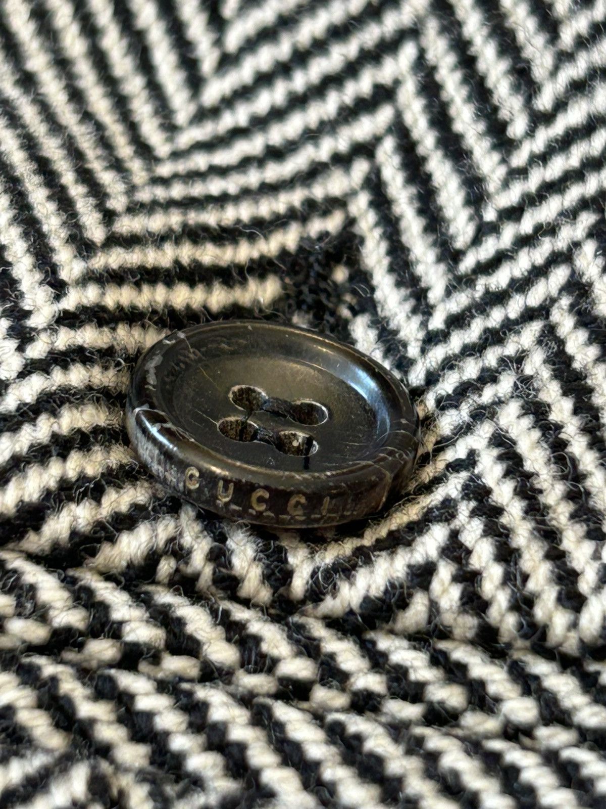 Gucci Gucci Tom Ford Era Herringbone Wool Pleated Trousers Archive Size US 30 / EU 46 - 5 Thumbnail