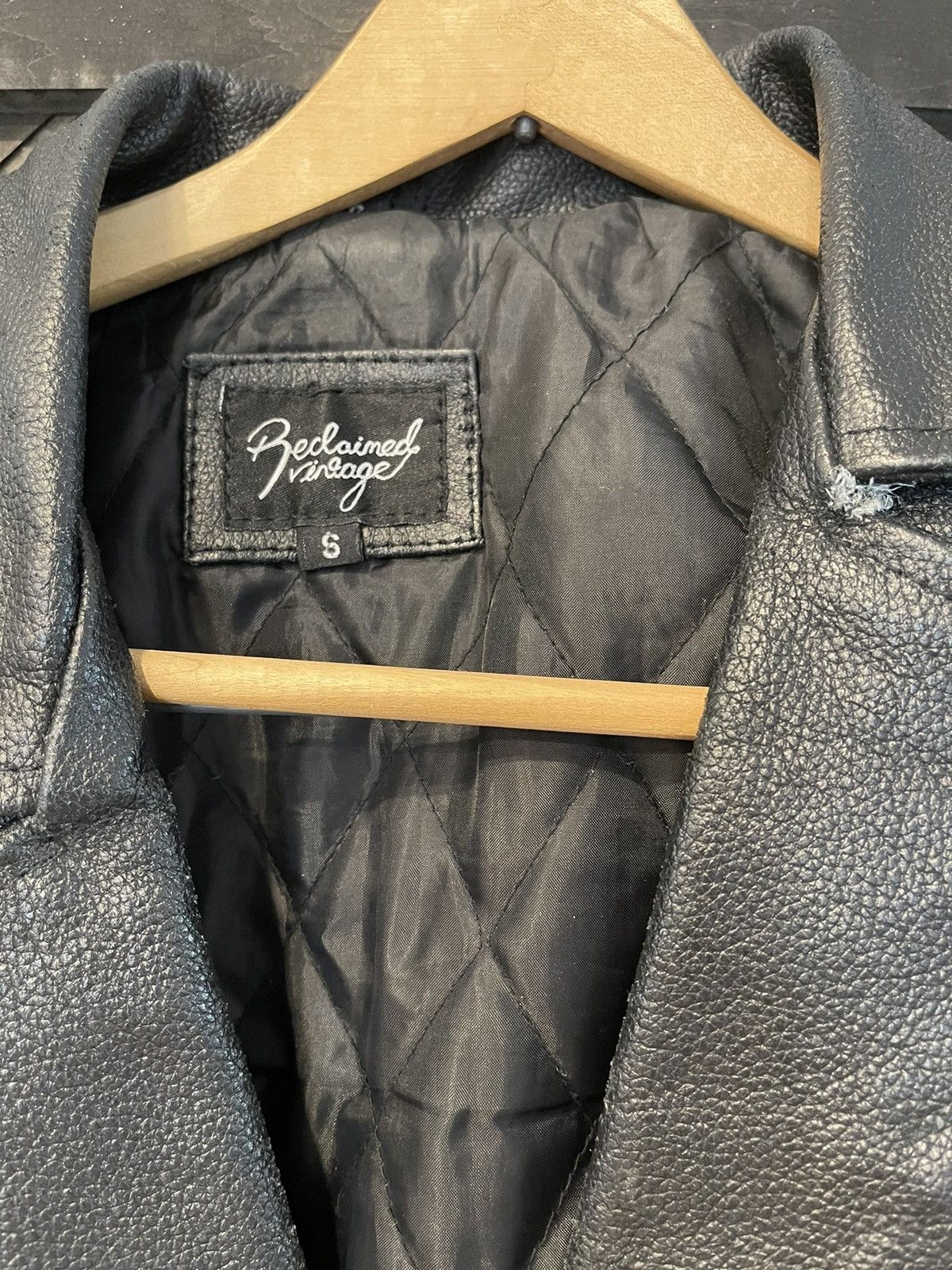 Real leather biker jacket with belt
