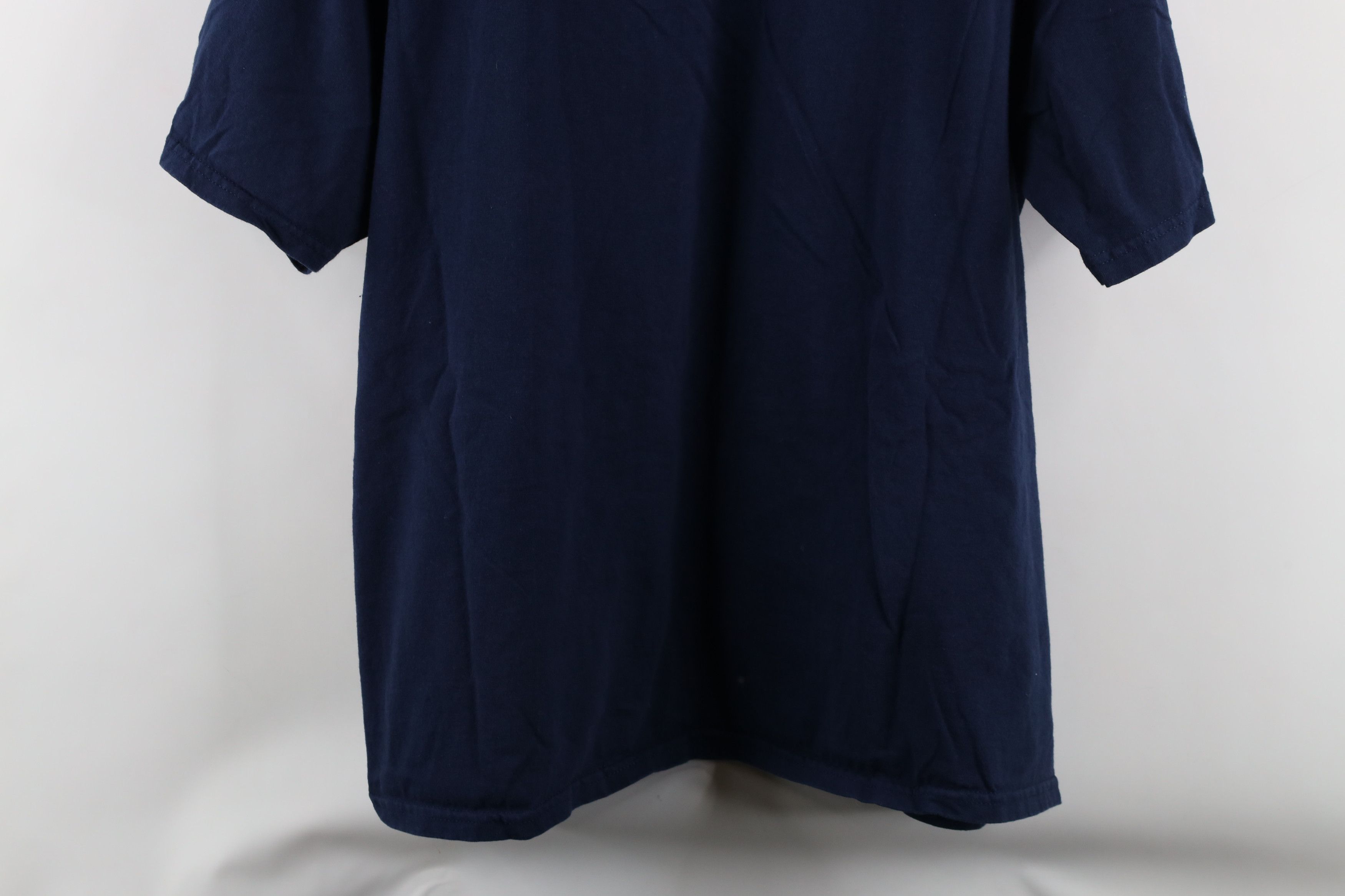 Vintage Vintage 90s Spell Out University of Michigan T-Shirt Blue Size US XXL / EU 58 / 5 - 12 Thumbnail