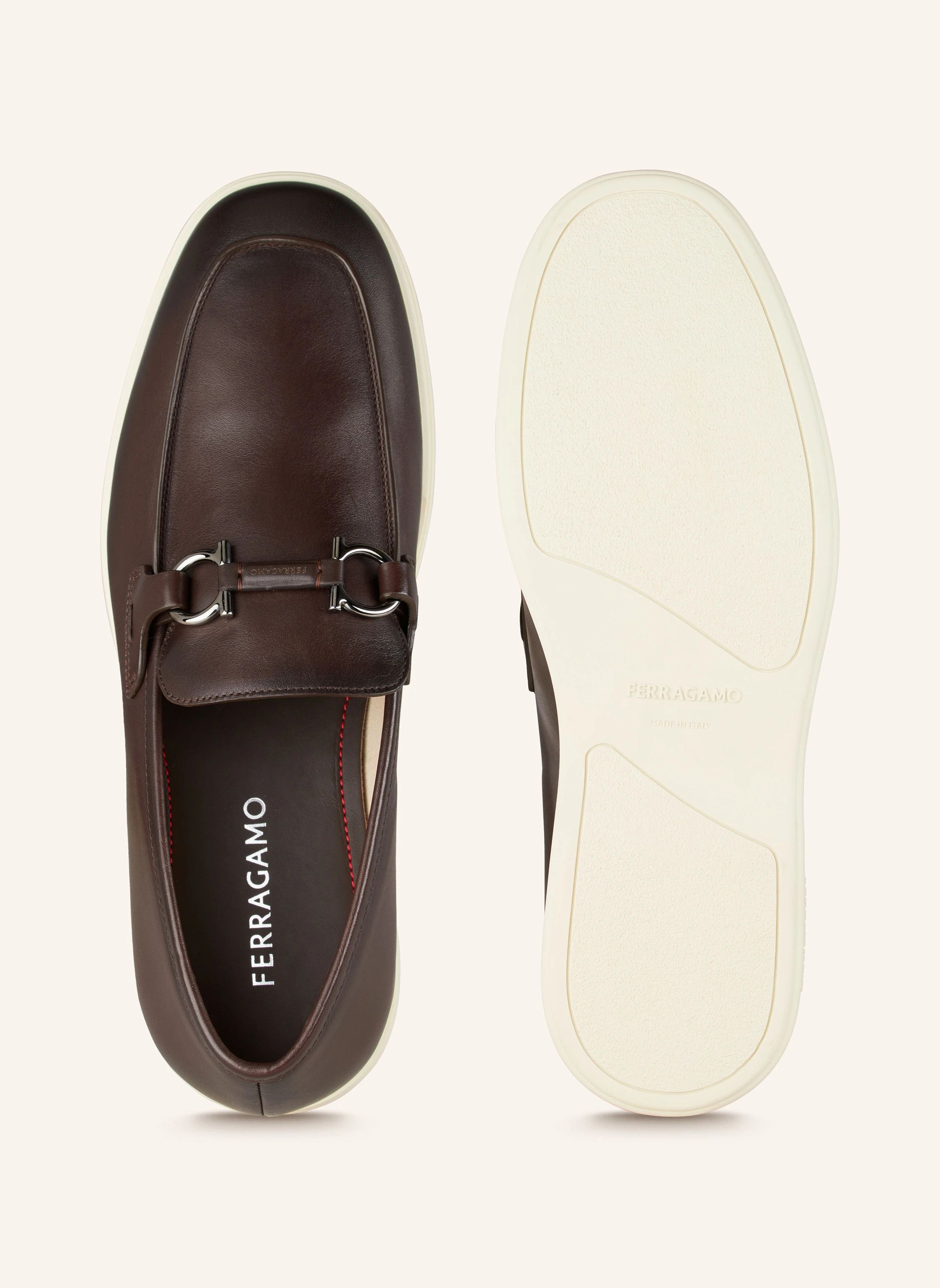 Salvatore Ferragamo o1s22i1n0225 Loafers in Brown Size US 7.5 / EU 40-41 - 5 Thumbnail