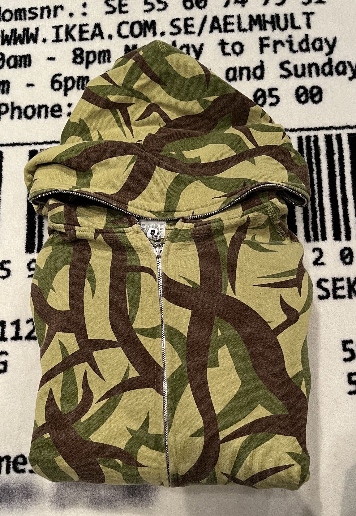 Bape Nigo Era 2008 Bape Jungle Safari Print Zip Hoodie Size US L / EU 52-54 / 3 - 1 Thumbnail