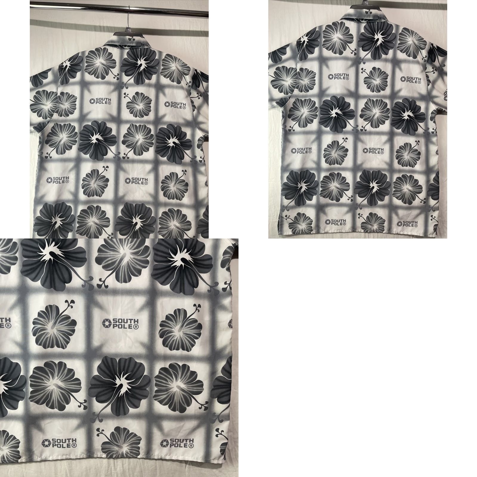 Southpole VINTAGE Southpole Shirt Mens XL Camp Streetwear Hawaiian Floral Hip Hop Y2K Shirt Size US XL / EU 56 / 4 - 9 Thumbnail
