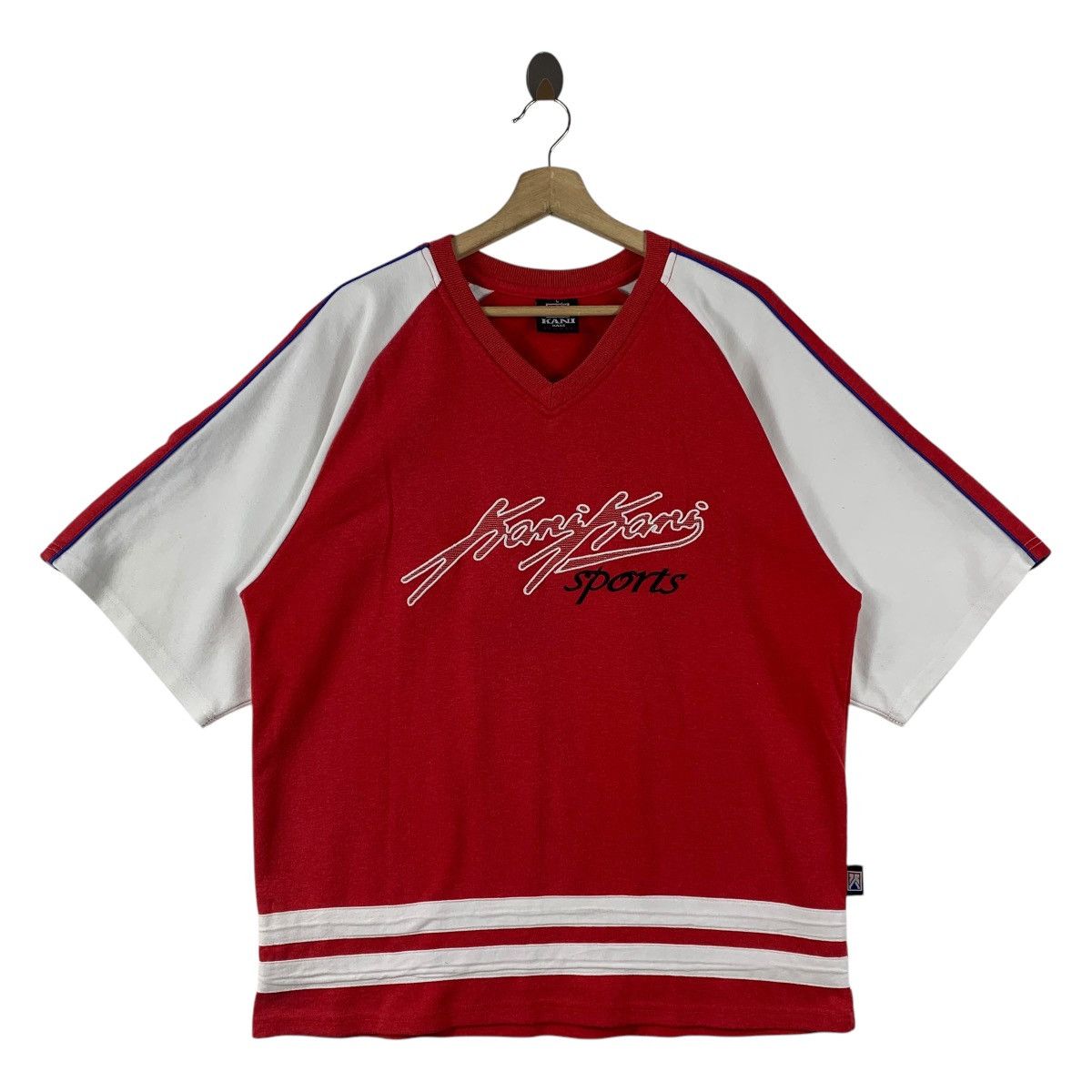 Karl Kani × Vintage Vintage KARL KANI spellout embroidery tees Size US L / EU 52-54 / 3 - 1 Thumbnail