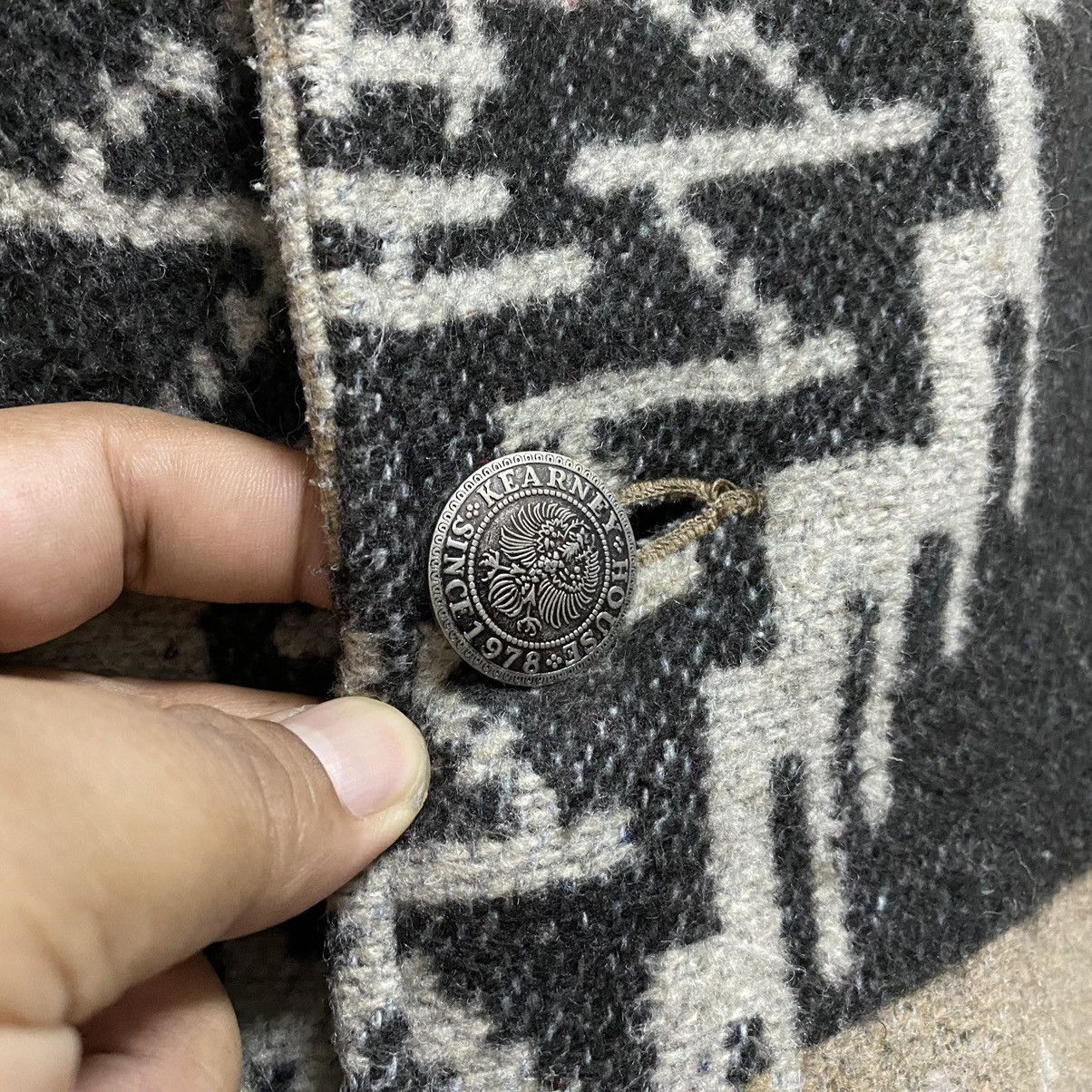 Aztech Mountain Vintage KEARNEY HOUSE Wool Aztec Navajo Winter Jacket Size US L / EU 52-54 / 3 - 5 Thumbnail