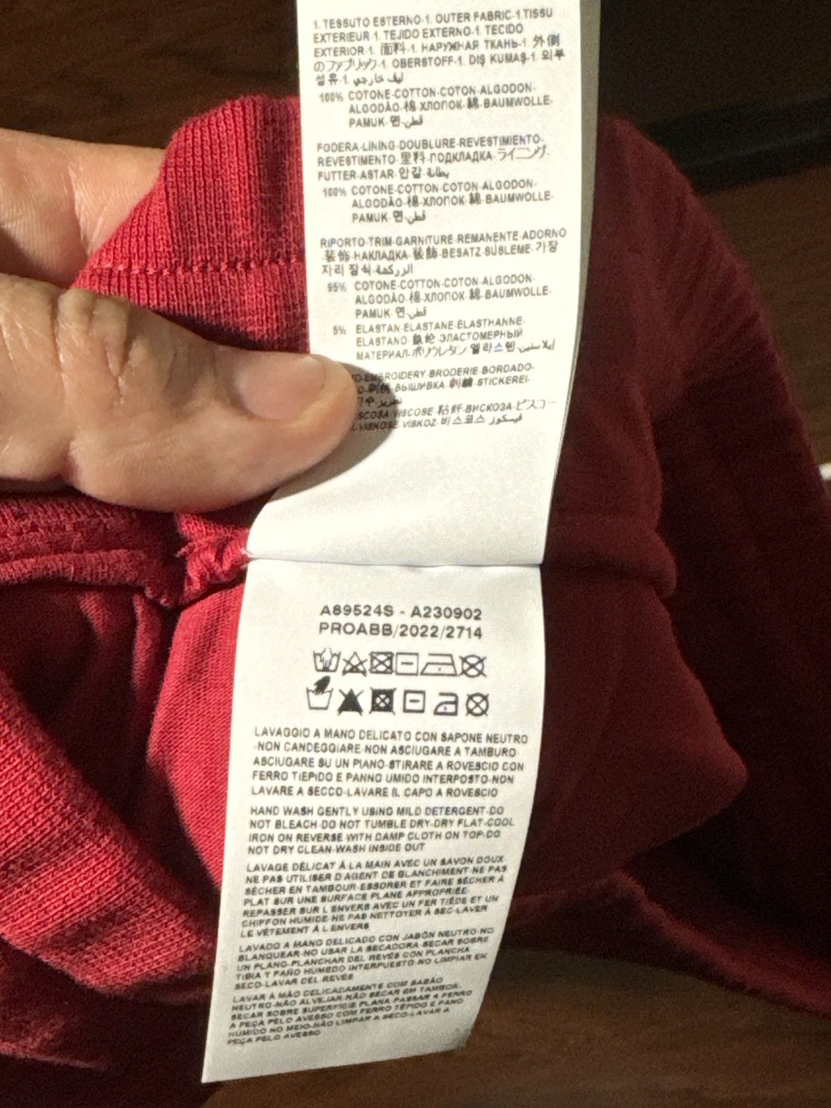 Versace Versace Embroidery Red and White Sweatpants Size US 38 / EU 54 - 9 Thumbnail