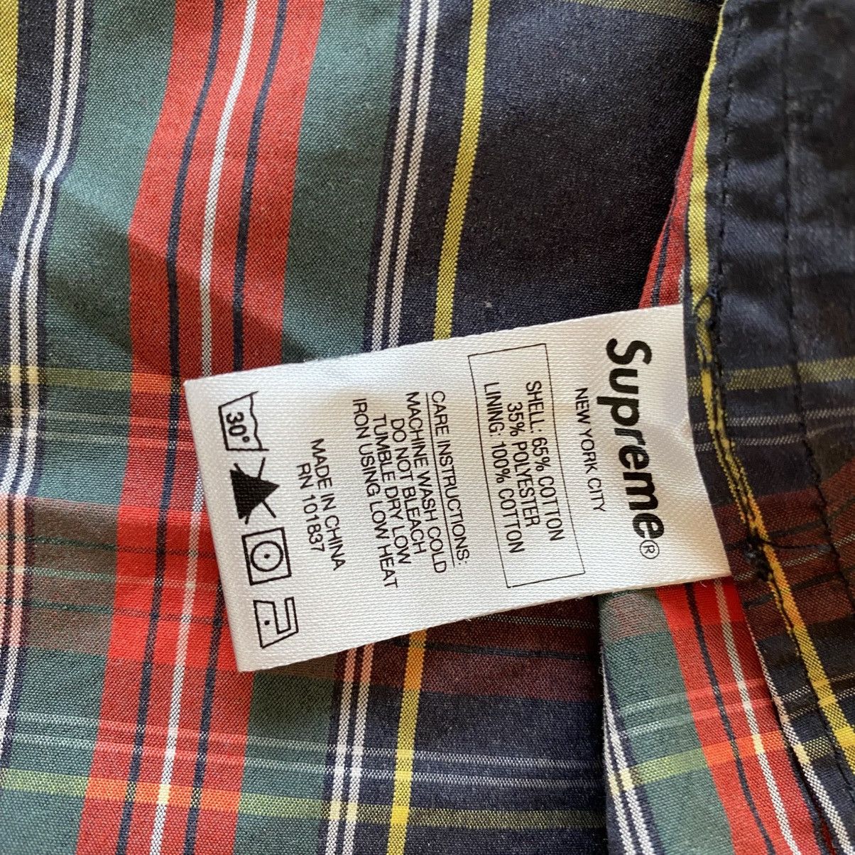 Supreme Supreme Jacket Plaid Trench Coat Blue 2015 Size US M / EU 48-50 / 2 - 7 Thumbnail