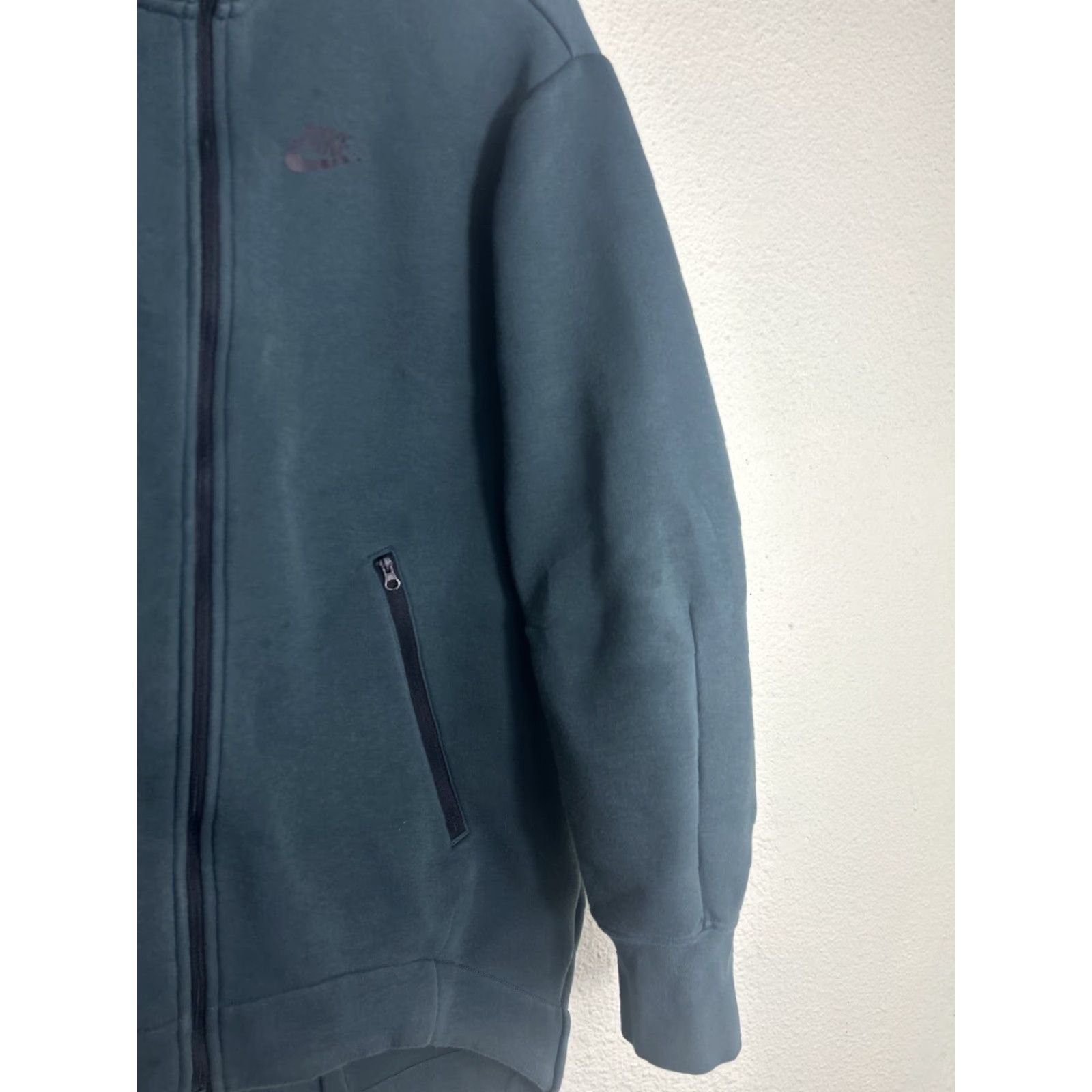 Nike Nike Sportswear Tech Fleece Hoodie Womens M Green Oversized Full Zip Size M / US 6-8 / IT 42-44 - 5 Thumbnail