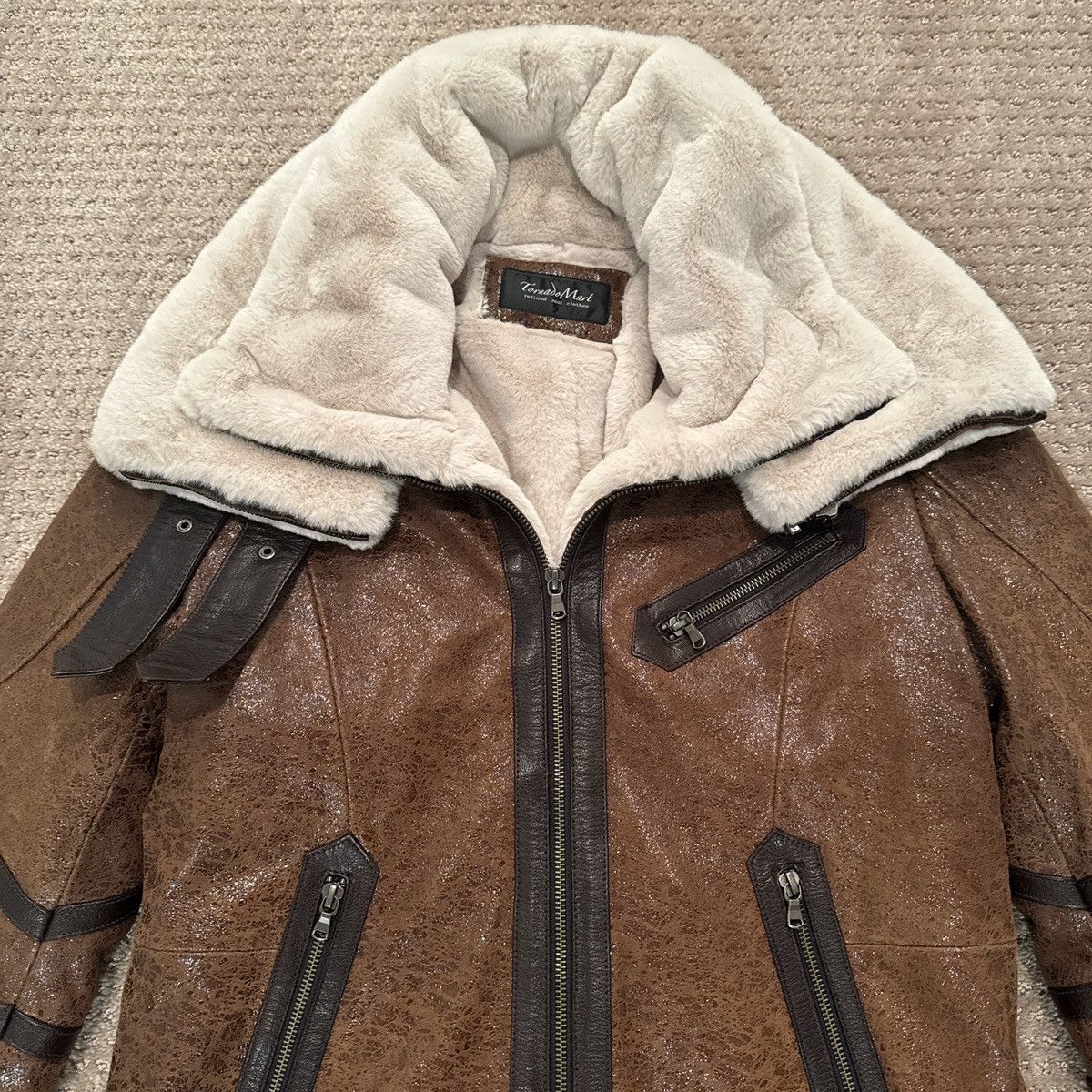 Tornado Mart Tornado mart fur lined leather jacket Size US M / EU 48-50 / 2 - 4 Thumbnail