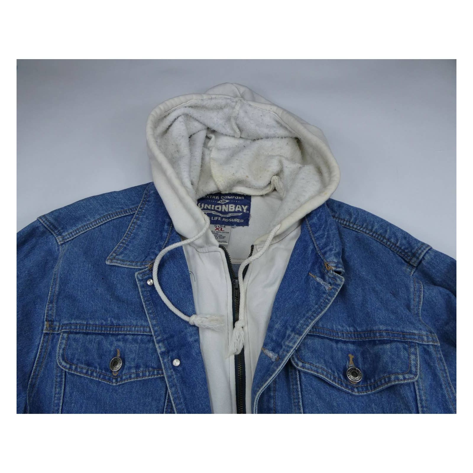 UNIONBAY vintage 90s Unionbay denim jacket, XL but fits like a large Size US XL / EU 56 / 4 - 5 Thumbnail