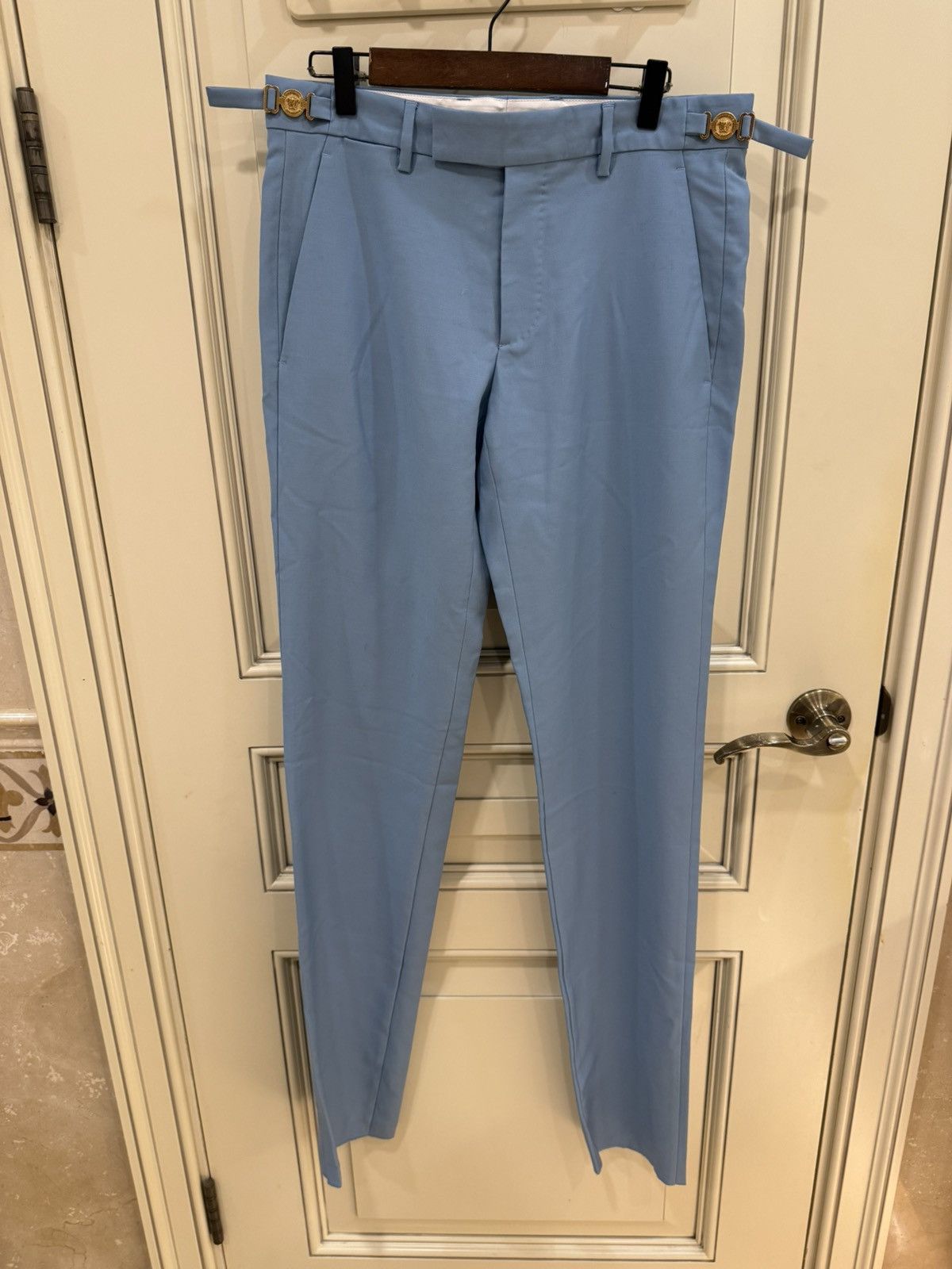 Versace light blue pants size 46 Size US 30 / EU 46 - 1 Thumbnail