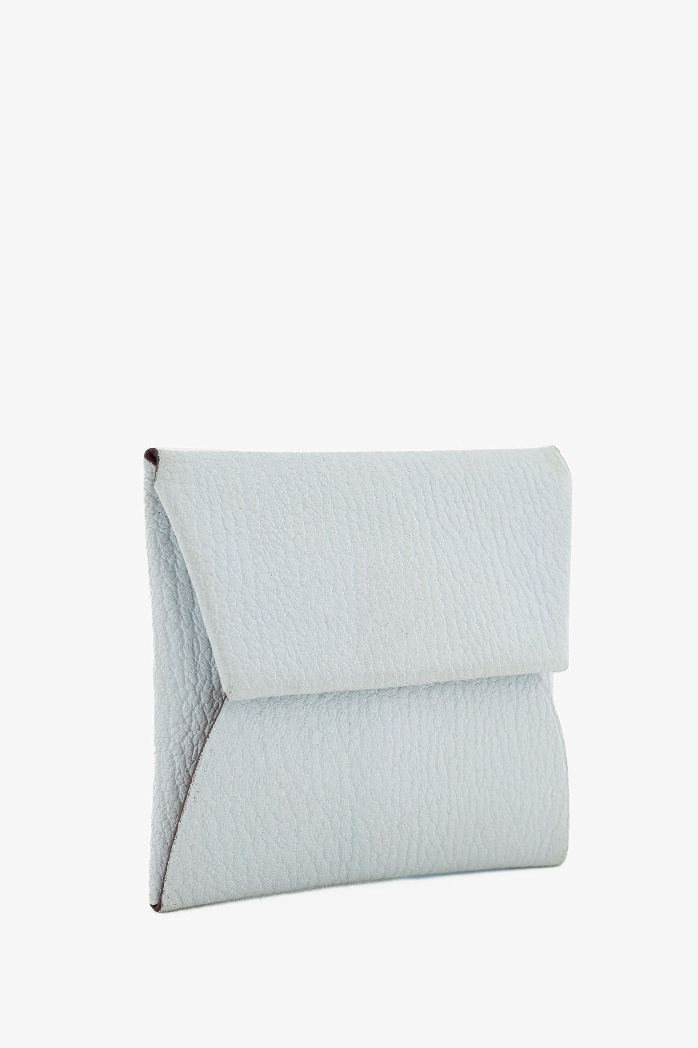 Hermes Hermes Bastia Bleu Brume & Brique Chevre Mysore Change Purse Size ONE SIZE - 2 Thumbnail