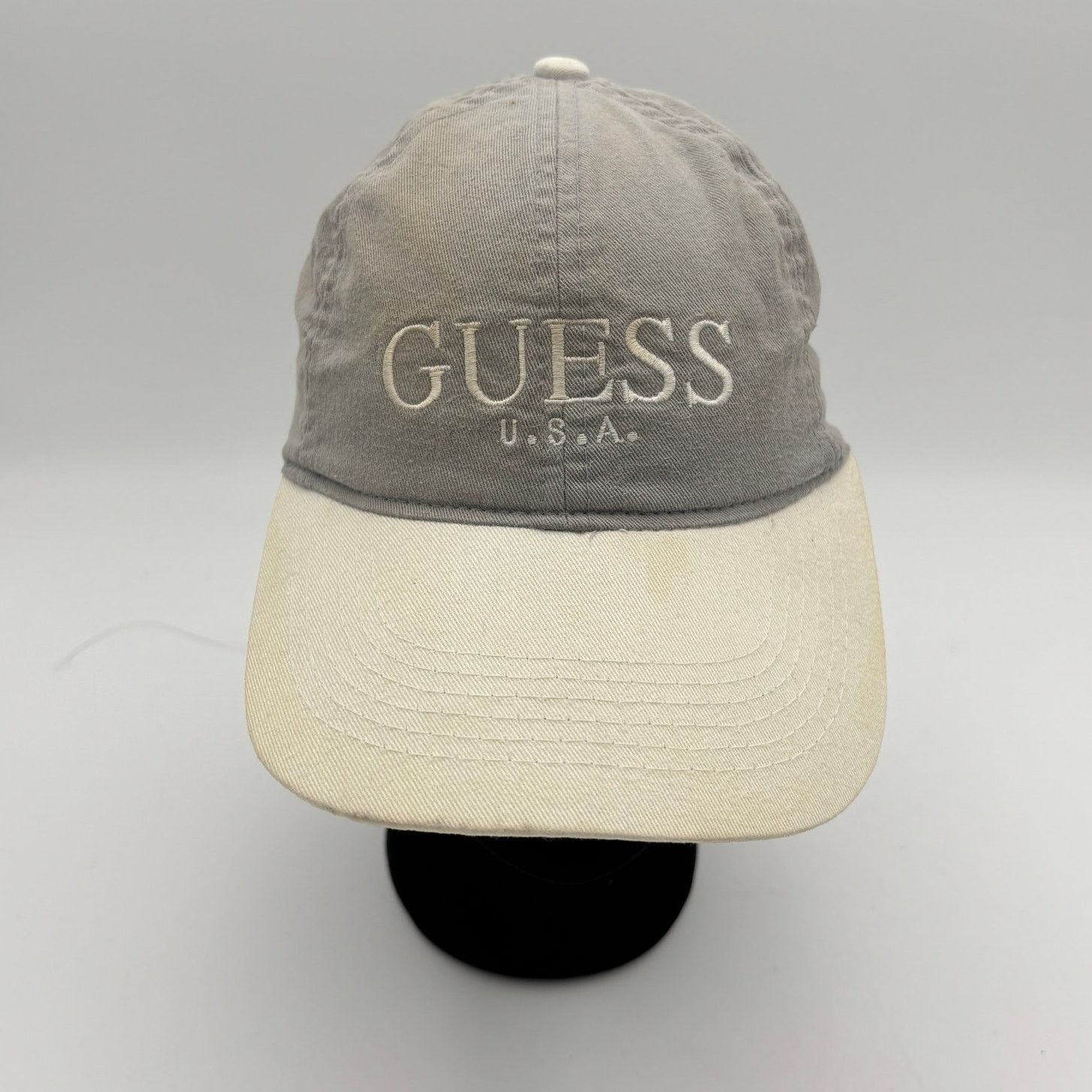 Guess Vintage Guess U.S.A Two Tone Snapback Baseball Cap Hat Size ONE SIZE - 1 Thumbnail