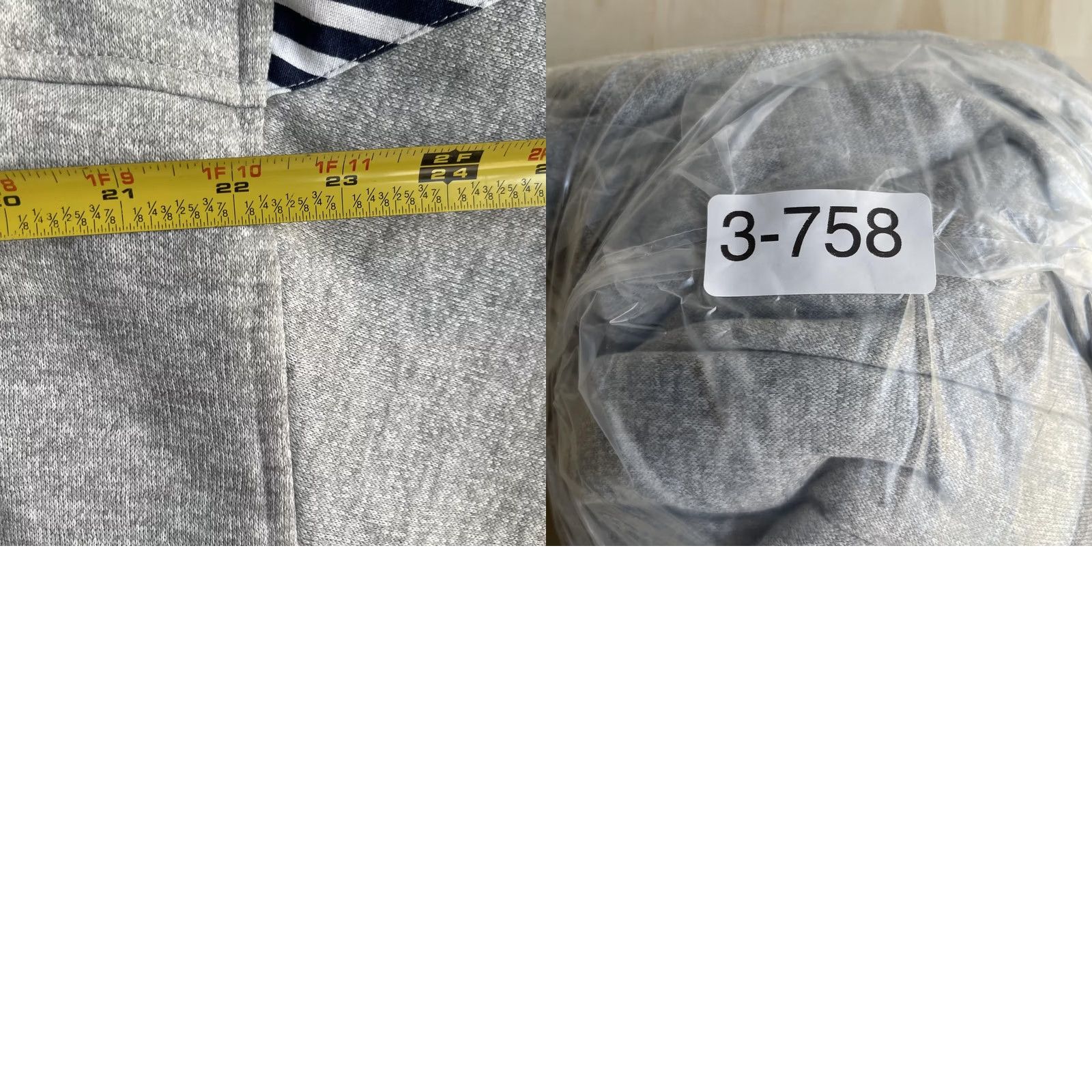 Nautica Vintage Nautical Anchor Bomber Jacket Mens L Gray Knit Striped Collar Pockets Reversible Size US L / EU 52-54 / 3 - 9 Thumbnail