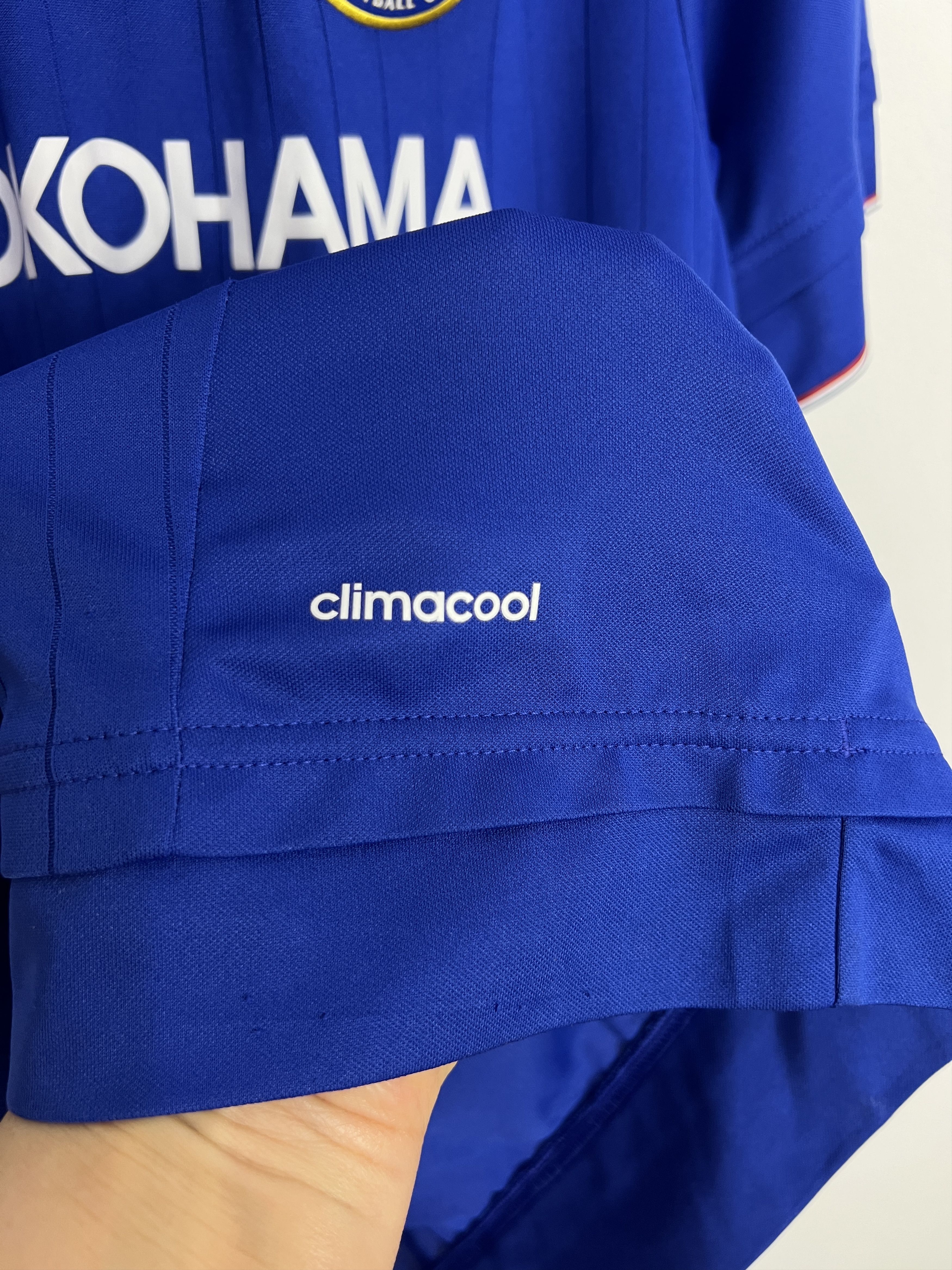 Adidas Chelsea Home football shirt 2015 Soccer Adidas Jersey Trikot Size US L / EU 52-54 / 3 - 4 Thumbnail