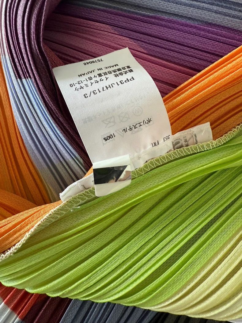 Issey Miyake Issey Miyake size:3 Colorful pleated limited edition dress Size S / US 4 / IT 40 - 4 Thumbnail
