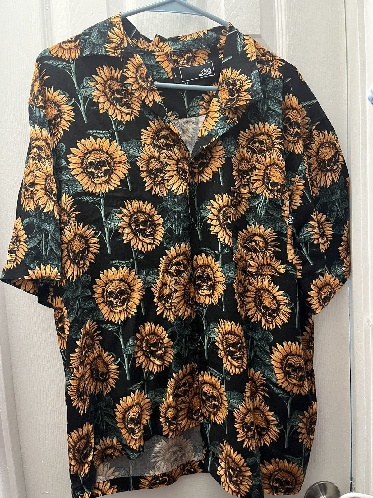 Lost Enterprises Sunflower skull button up Size US L / EU 52-54 / 3 - 1 Thumbnail