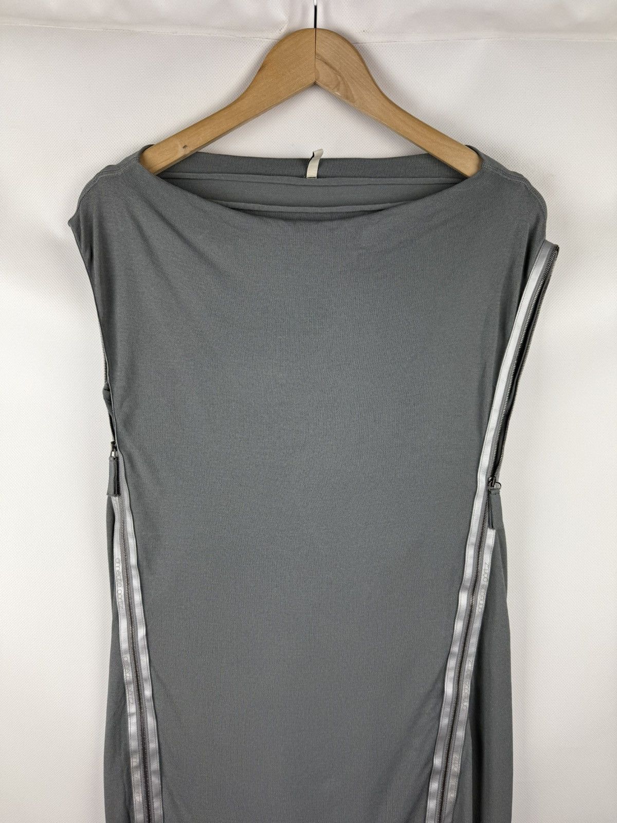 Annette Gortz Annette Gortz Avant-Garde Sleeveless Viscose Full Zip Dress Size S / US 4 / IT 40 - 4 Thumbnail