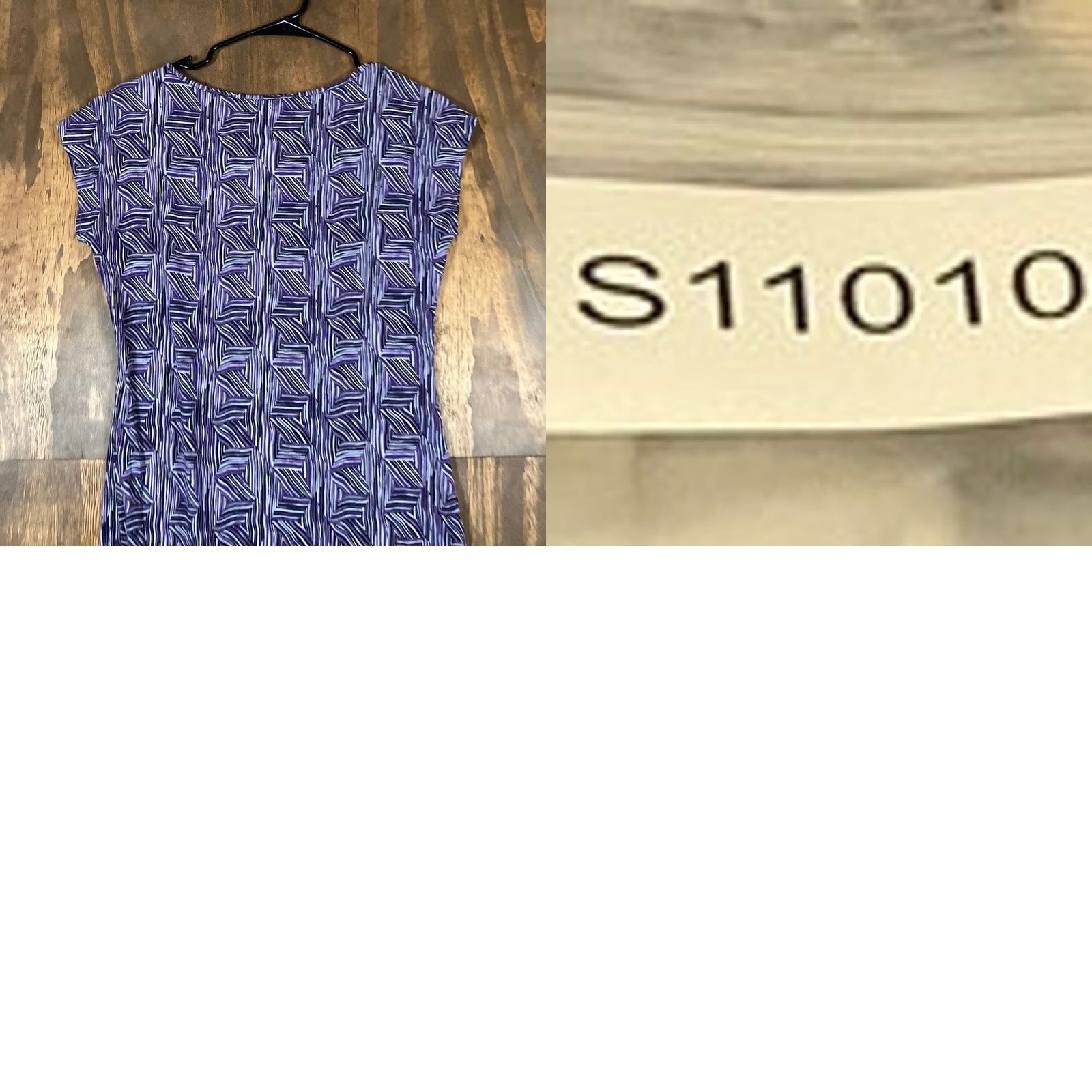 Ann Taylor Ann Taylor LOFT Blouse Purple Short Sleeve Round Neck Medium Womens Shirt Size M / US 6-8 / IT 42-44 - 9 Thumbnail