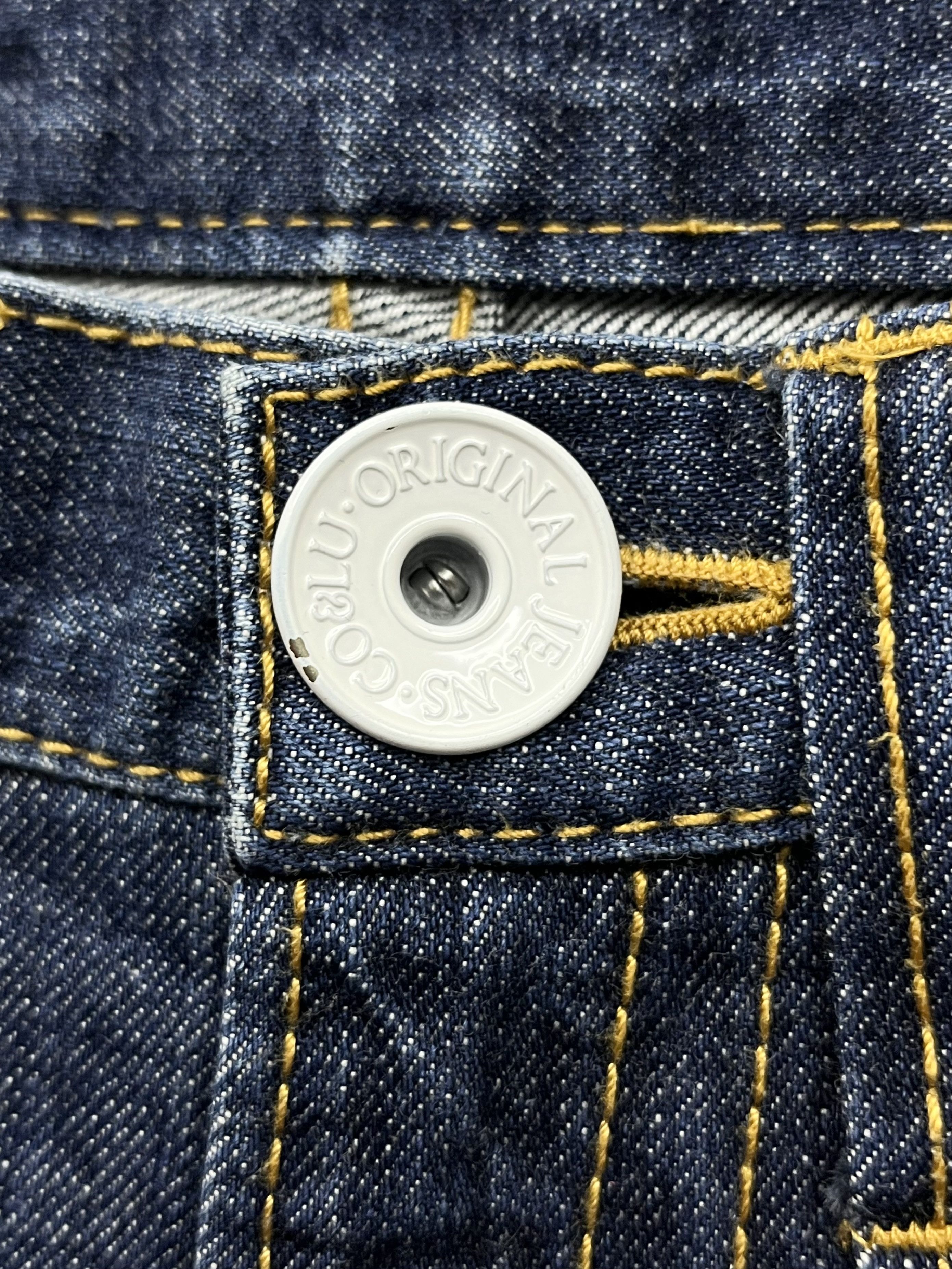 Other 🔥VERY RARE💥90’s CO&LU Big Print Blue Denim Size US 31 - 4 Thumbnail