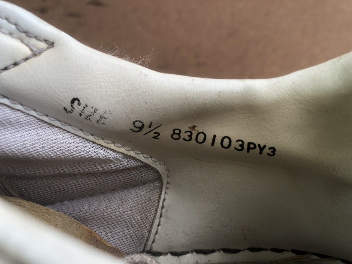 Nike × Vintage Vtg 1983 Nike White Leather Sneakers Size 9.5 Made In Korea Size US 9.5 / IT 39.5 - 9 Thumbnail