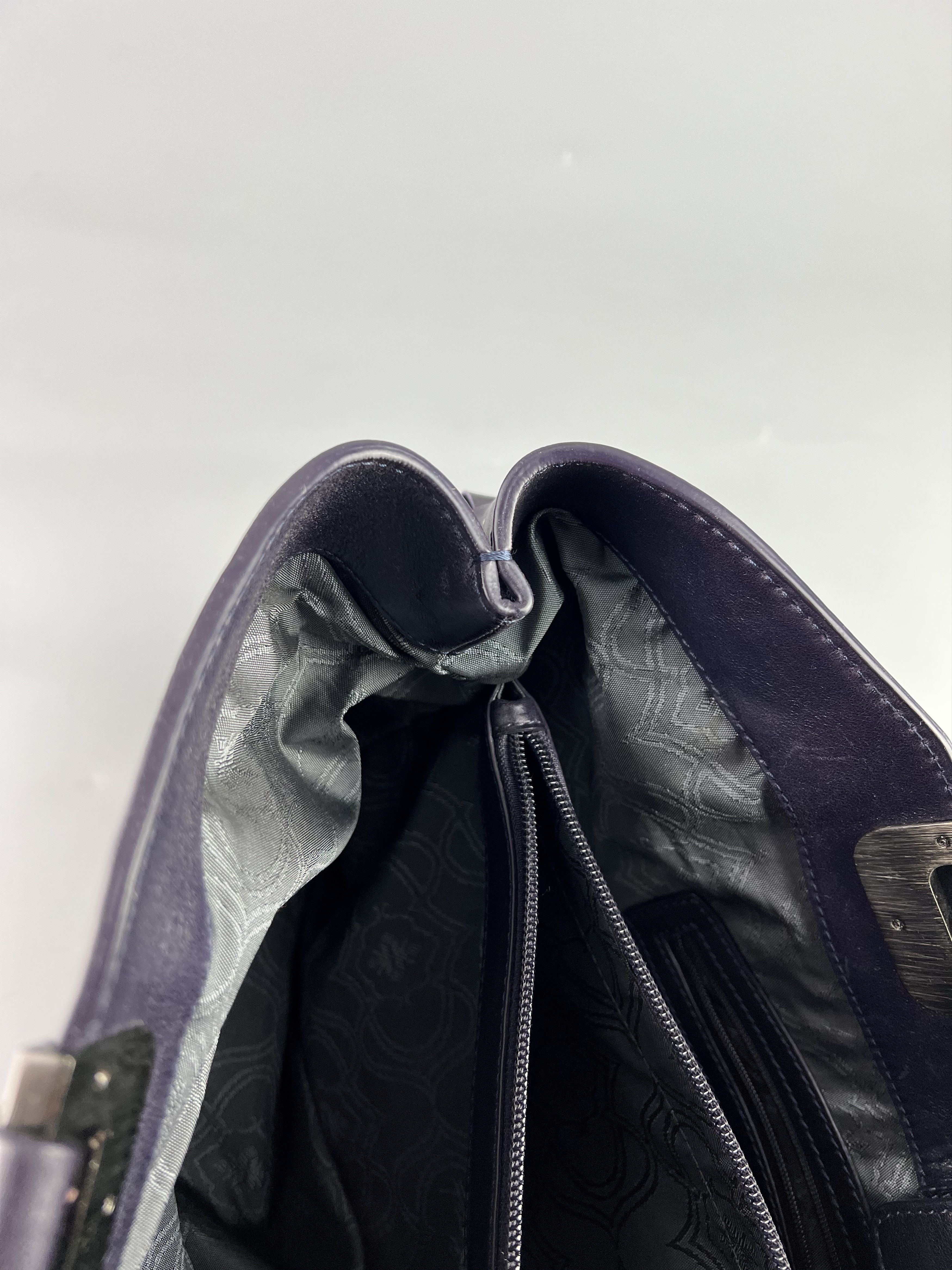 Leather Francesco Biasia Woven Leather Shoulder Bag Handbags Purple Size ONE SIZE - 13 Thumbnail