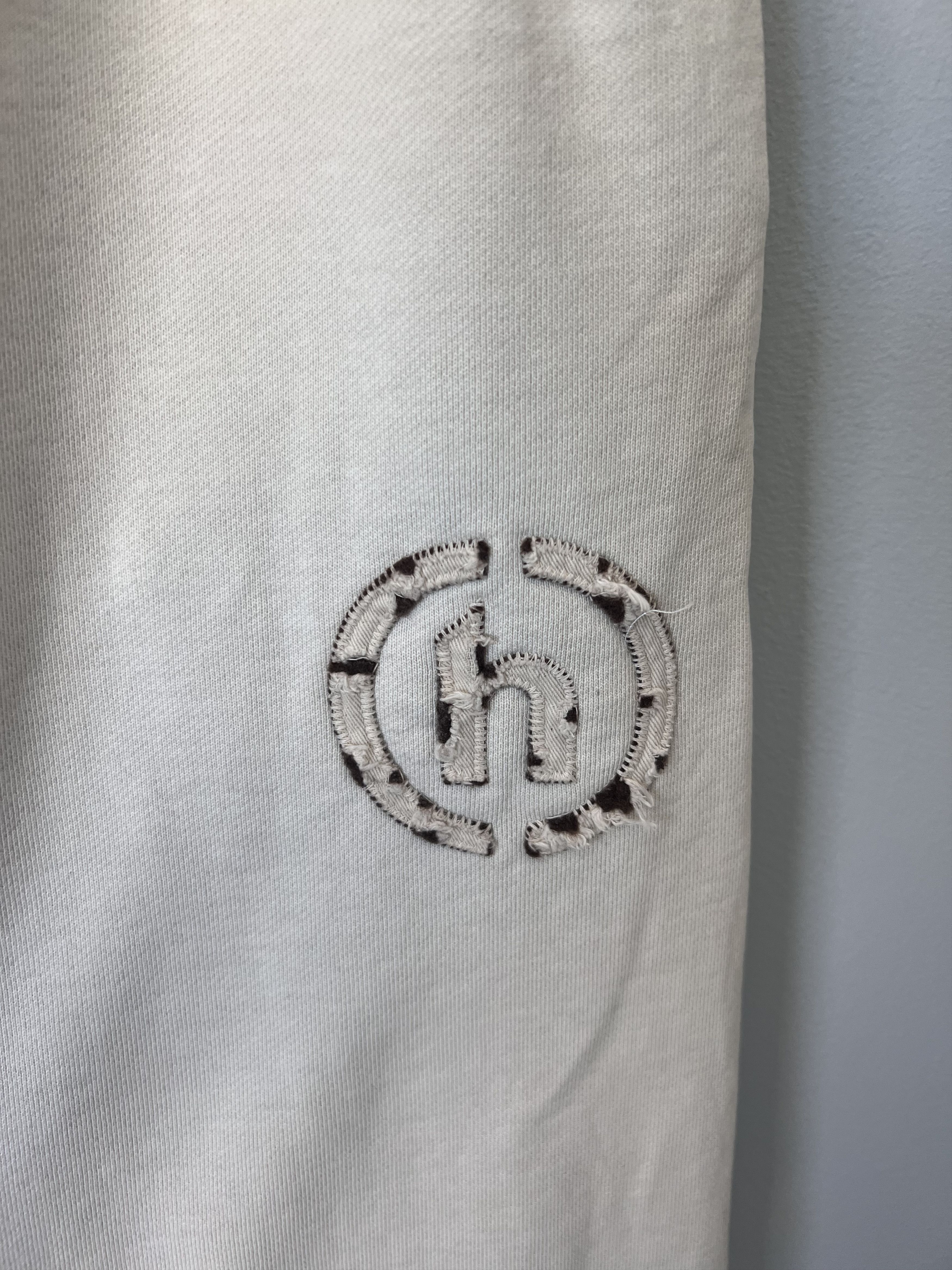 HIDDEN Hidden NY Applique Wide Leg Sweatpants in Natural Size US 30 / EU 46 - 4 Thumbnail