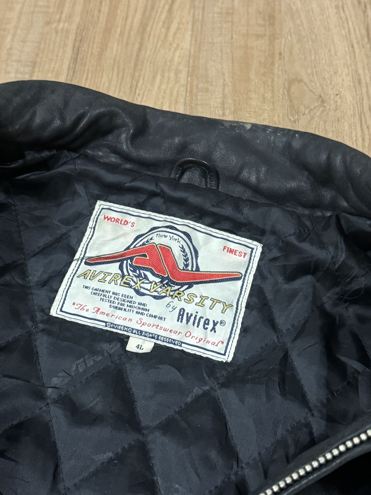 Avirex AVIREX VARSITY JACKET LEATHER JACKET Size US XXL / EU 58 / 5 - 3 Thumbnail