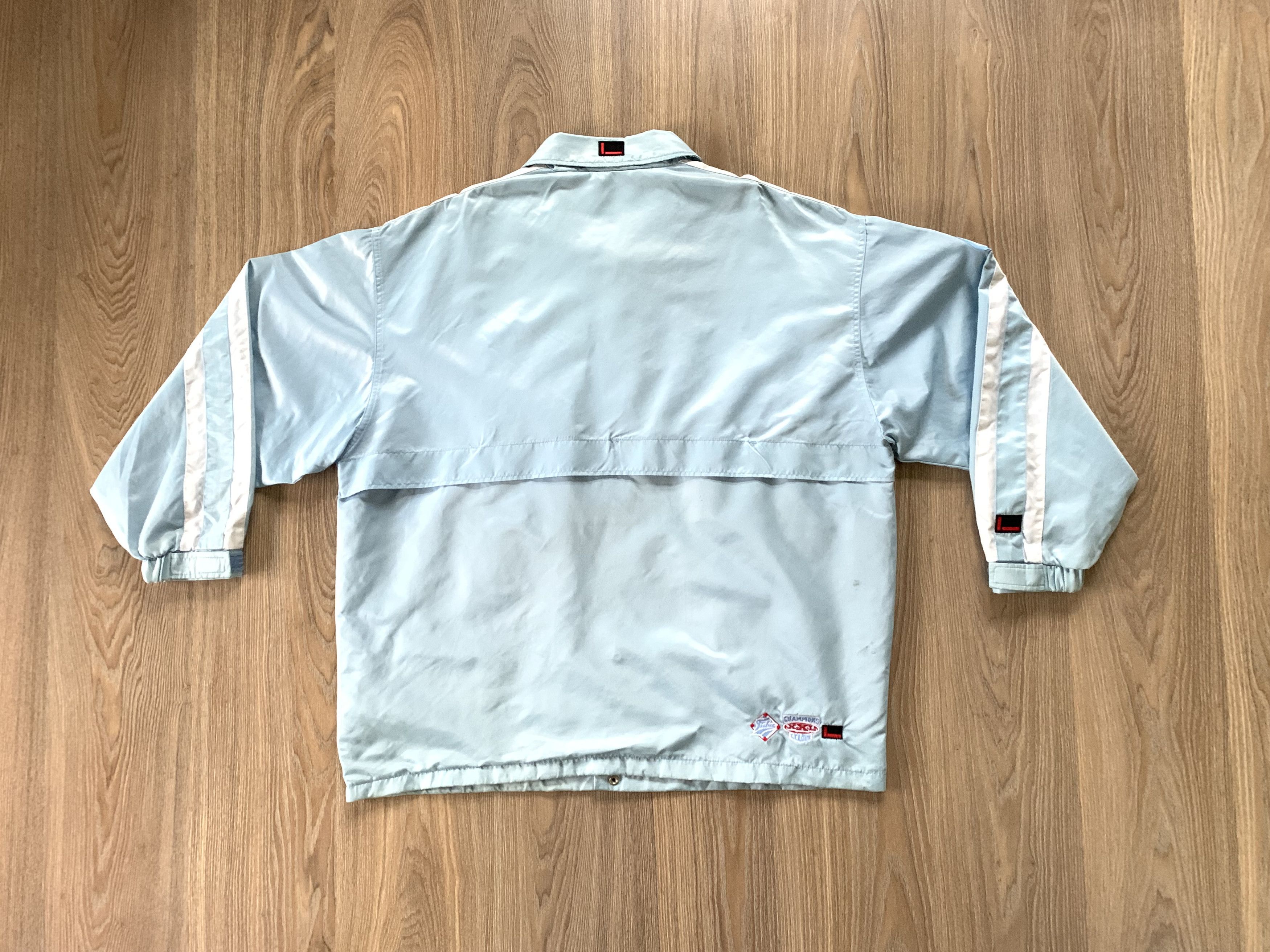 Fubu × Vintage Vintage Fubu League 05 Windbreaker Light Jacket Big Logo Size US XL / EU 56 / 4 - 2 Thumbnail
