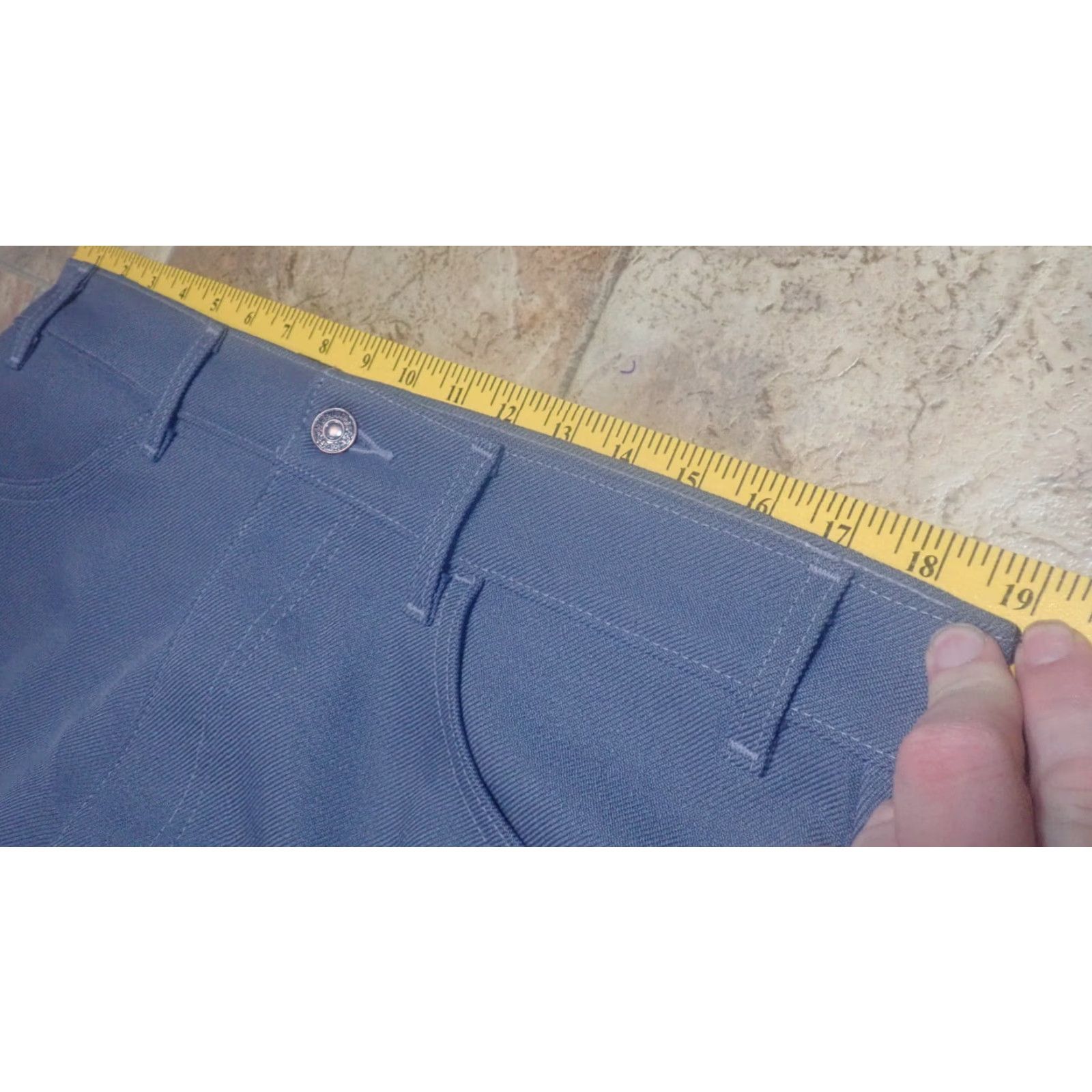Levi's VINTAGE Levi's 517 Jeans Bootcut Pants 38X32 Regular Mens Gray Blue Polyester 90s USA Bootcut Brown Tag Size US 38 / EU 54 - 7 Thumbnail