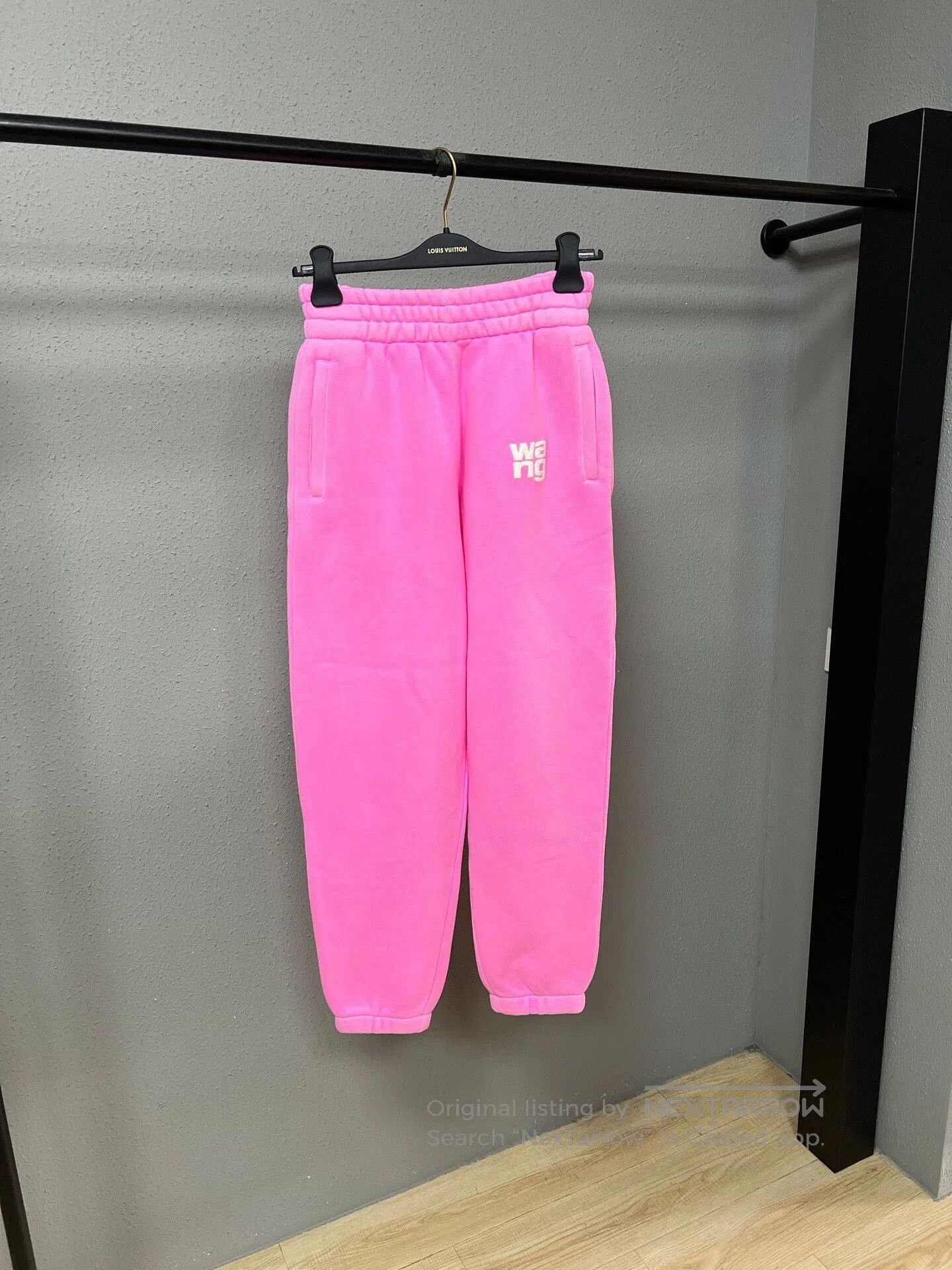 Alexander Wang pink fleece joggers by alexander wang. Size 23" - 1 Thumbnail